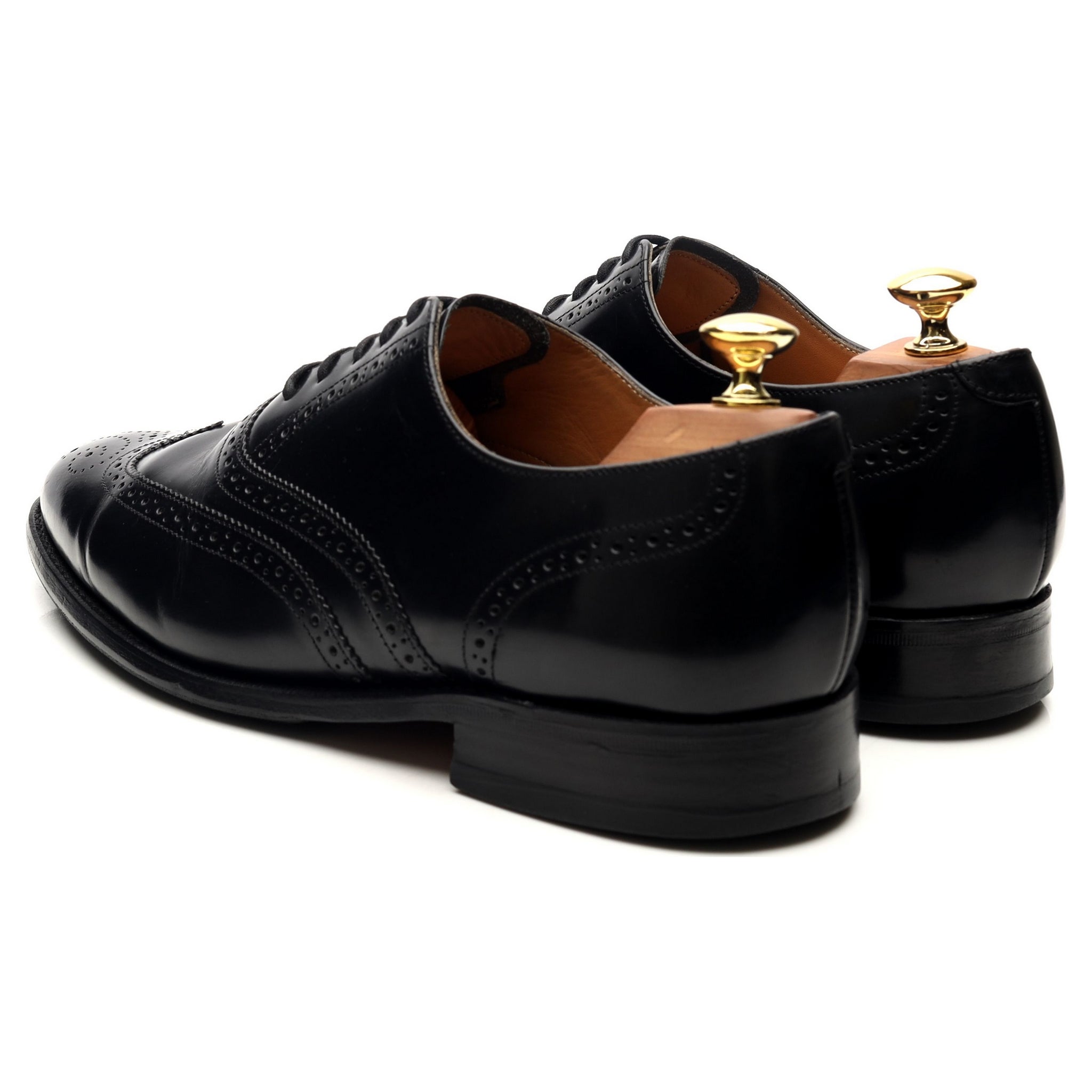 Barker Albert derby cuir noir large 8 UK