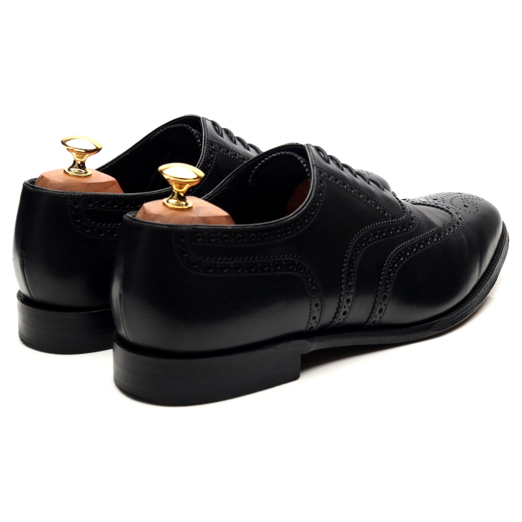 Loake 1880 Buckingham oxford cuir noir pointure UK 10,5 brogue