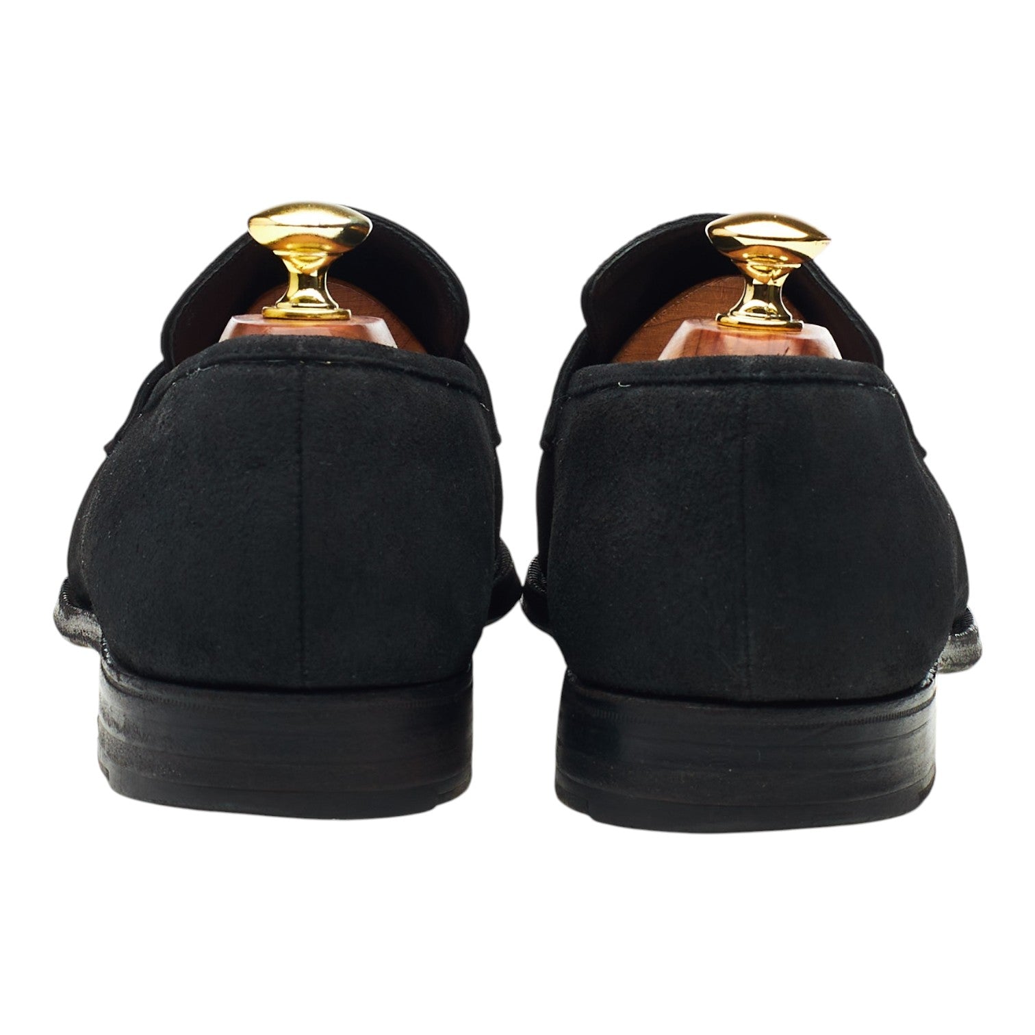 Richard James Walton mocassins suède noir UK 8.5