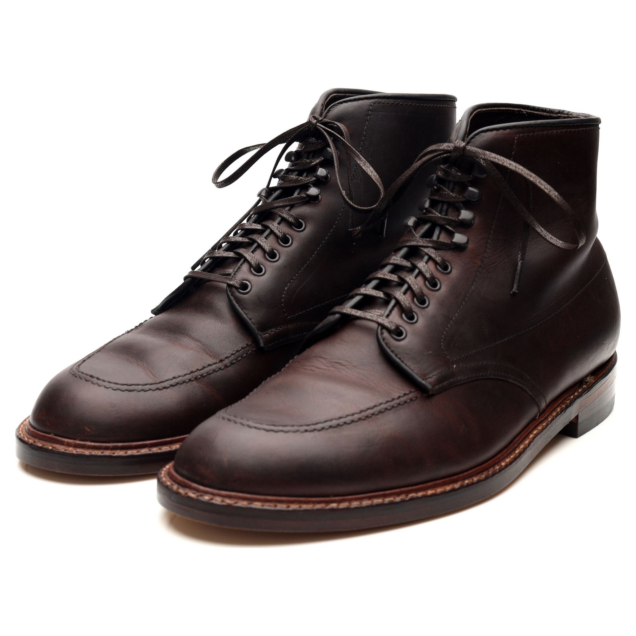 Alden Indy M5905H boots cuir marron foncé UK 8