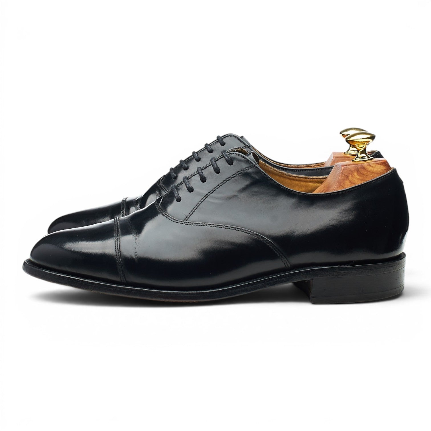 Barker Arnold oxford cuir noir pointure UK 7.5 large