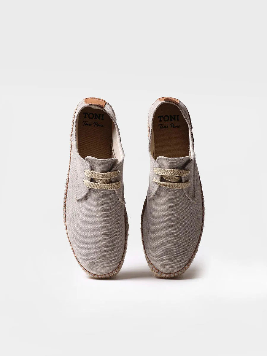 Toni Pons Dixon espadrilles homme toile lacets jute