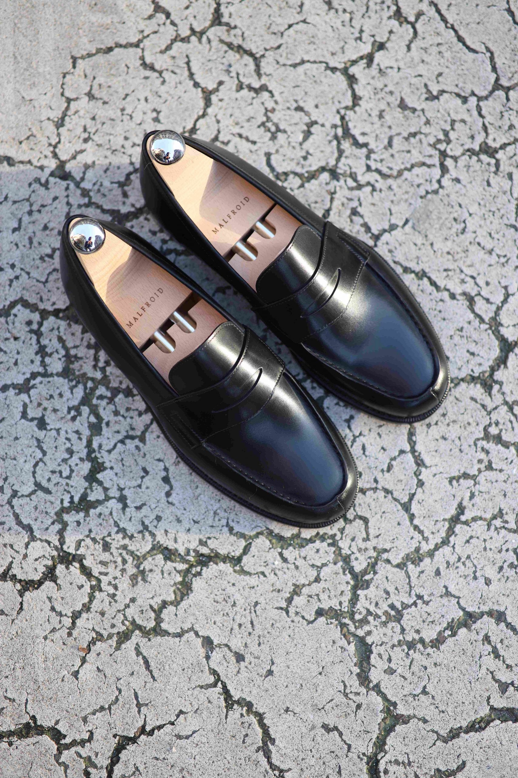 Malfroid Tilsitt mocassin cuir noir