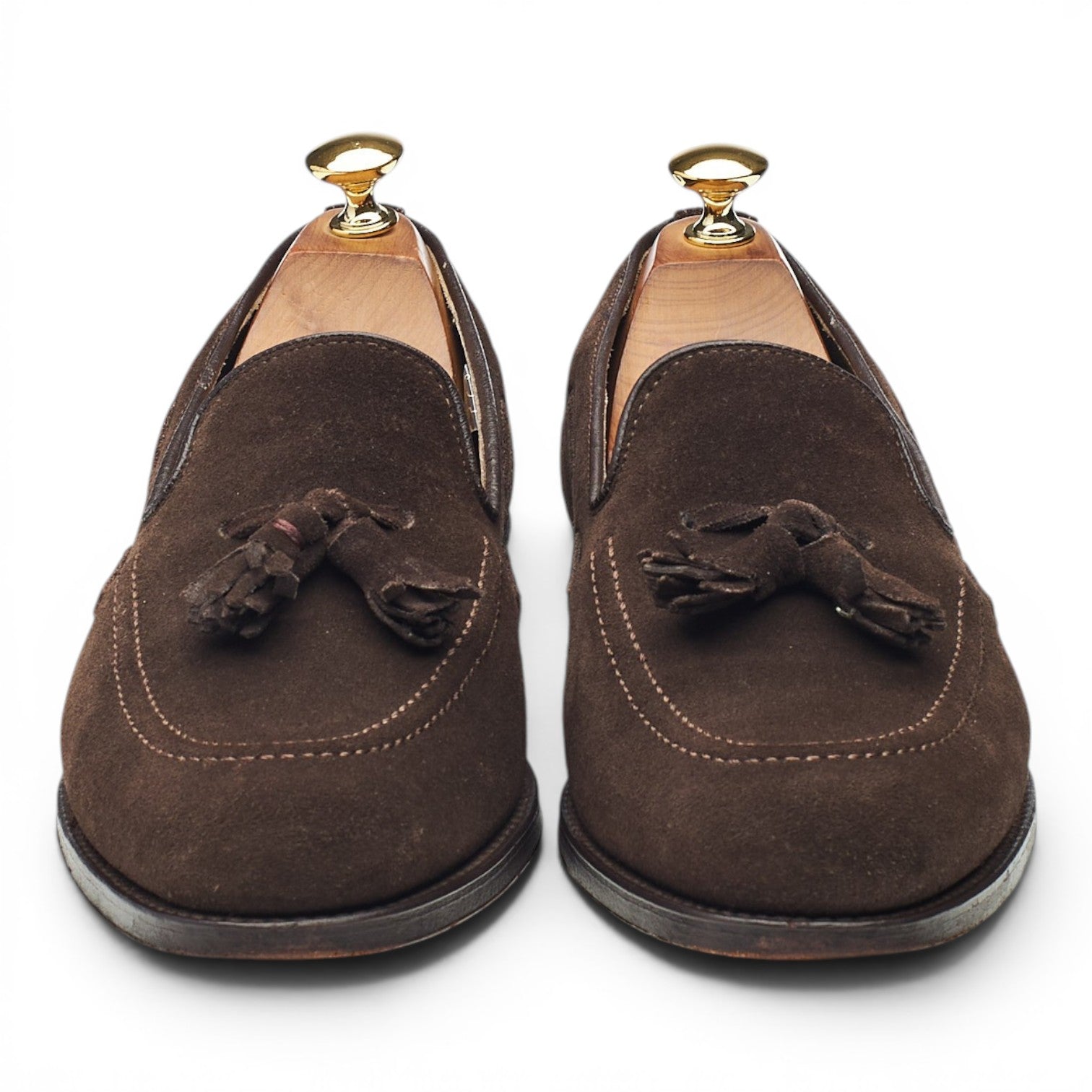 Charles Tyrwhitt mocassins à glands daim marron UK 6,5