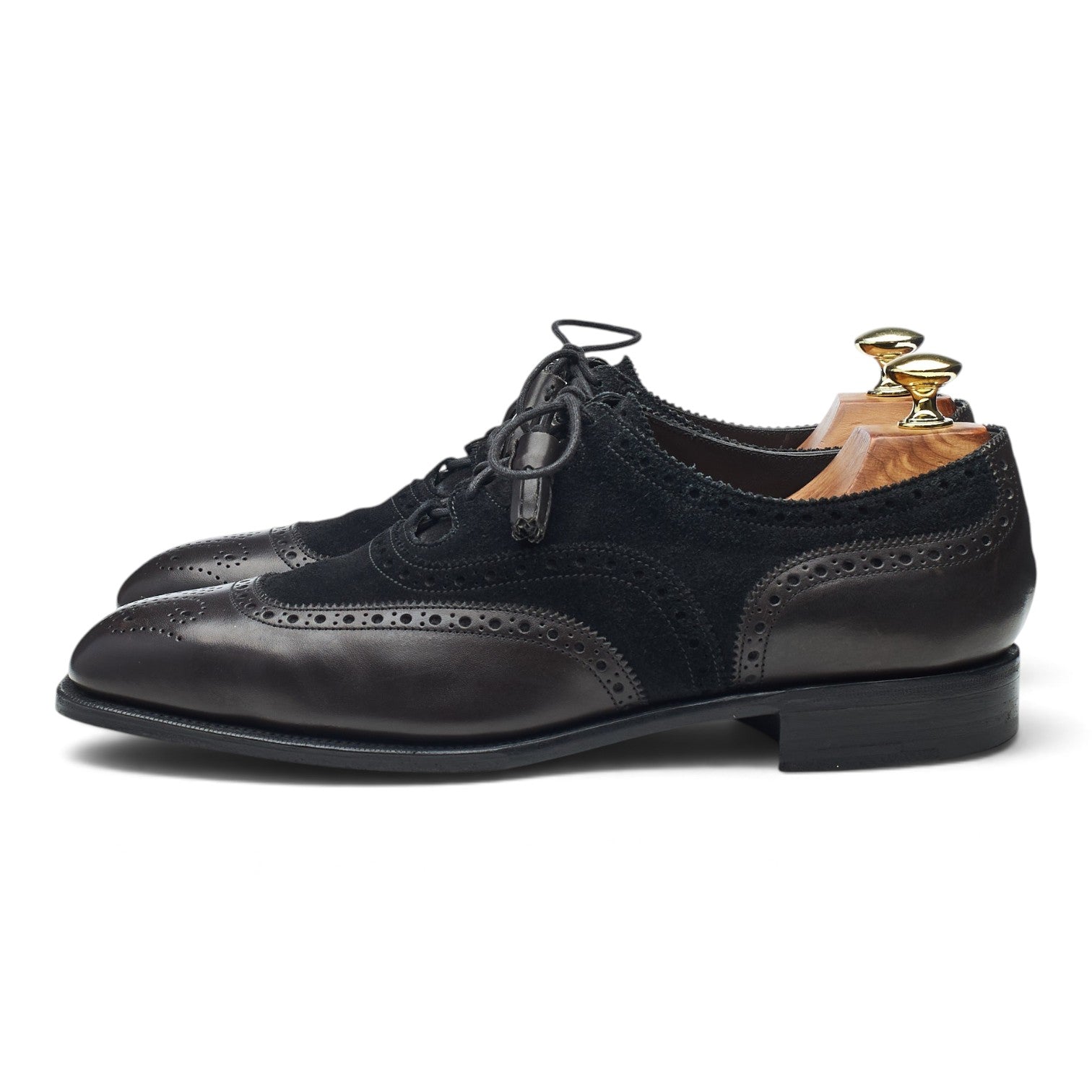 Edward Green Skye richelieu cuir noir pointure UK 7,5