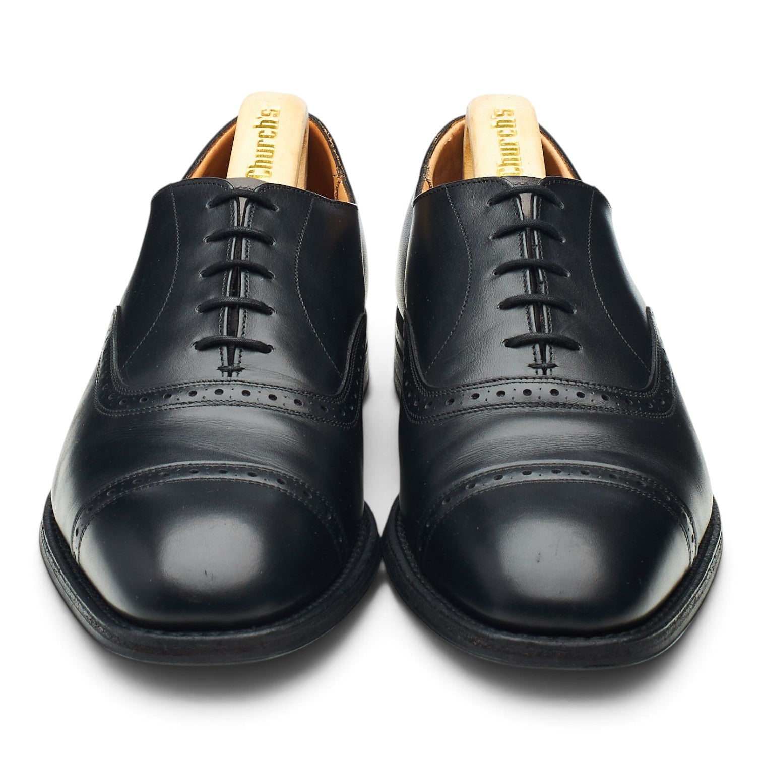 Church's Granby richelieu brogue cuir noir UK 8