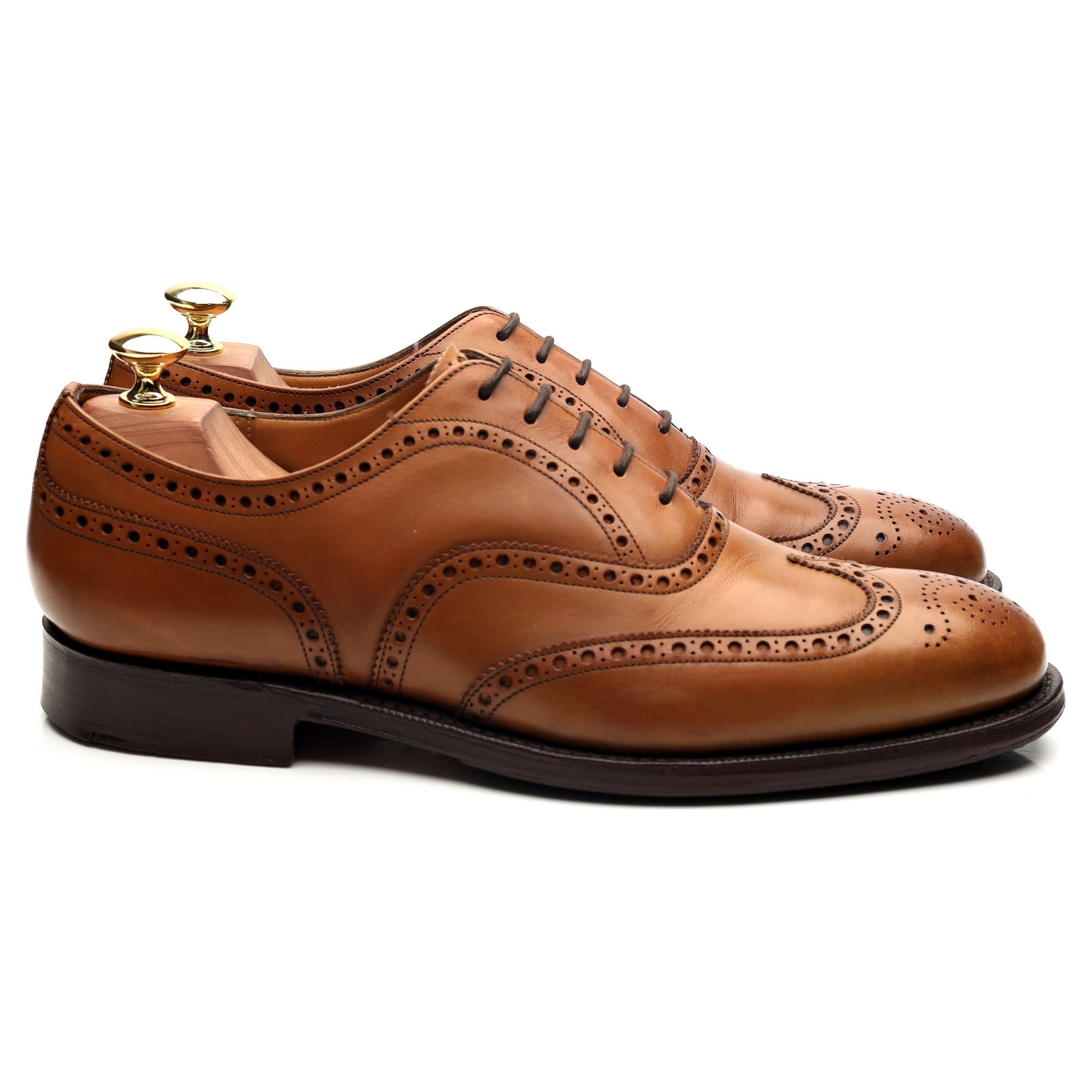 Church's Chetwynd Oxford cuir marron pointure UK 8