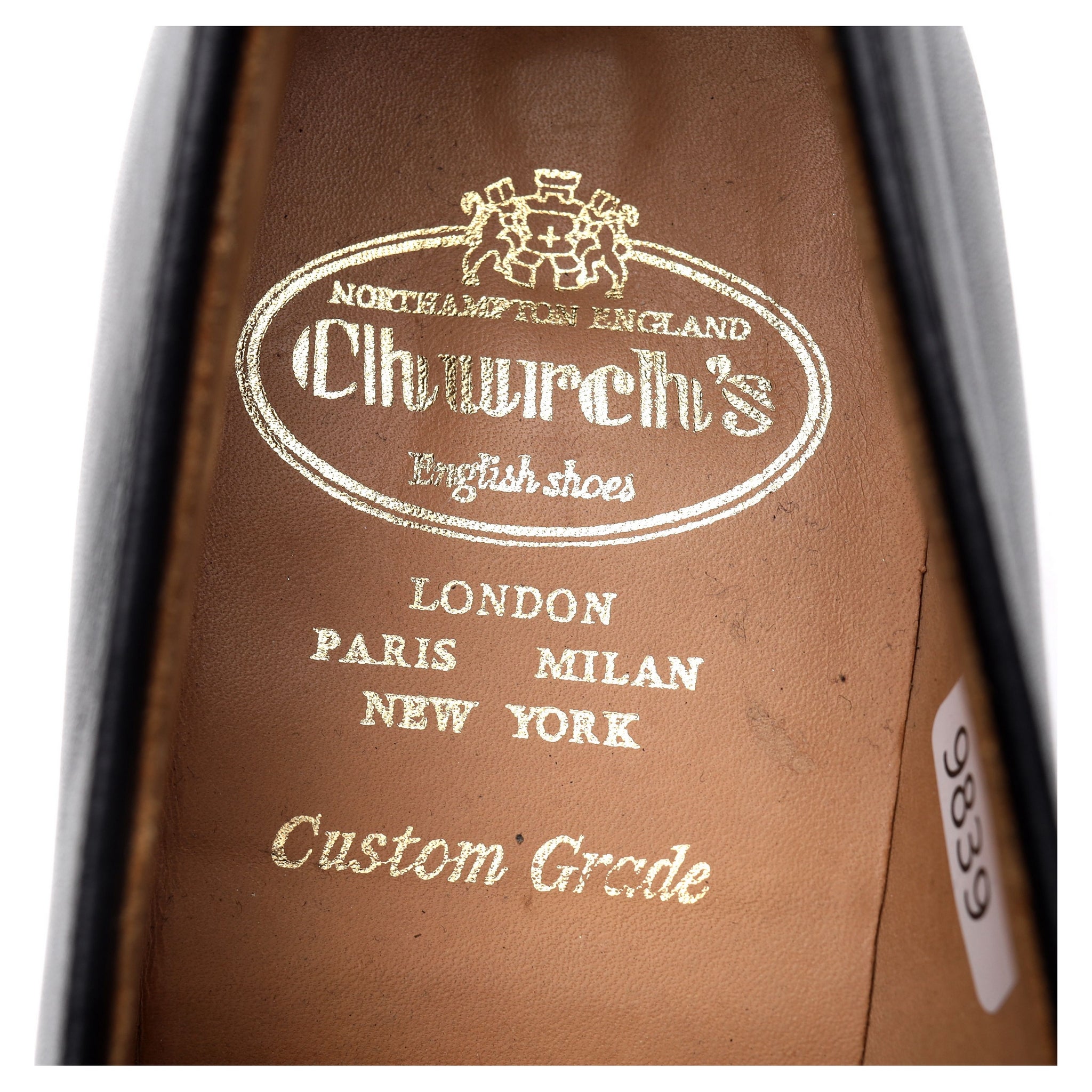 Church's Swanley mocassins cuir noir pointure UK 7