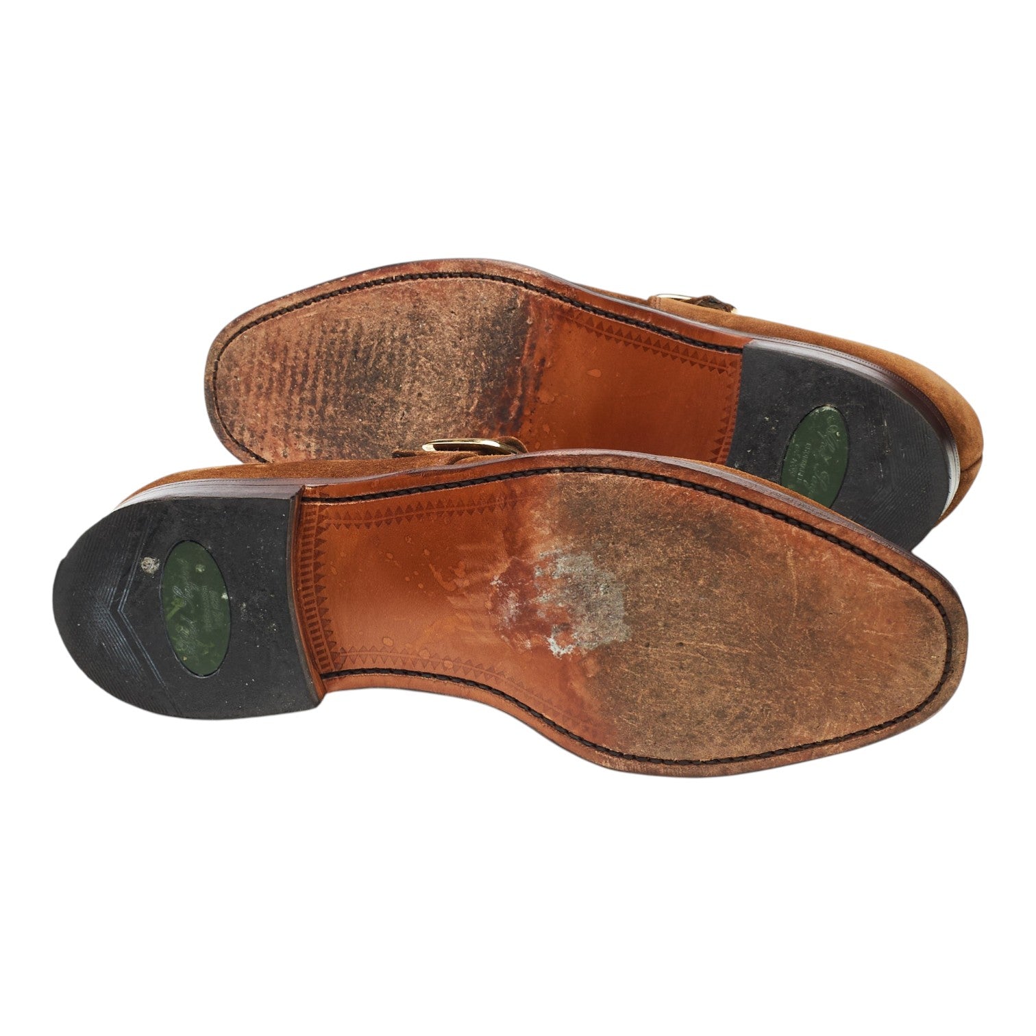 Alfred Sargent Bond monk daim marron UK 6,5