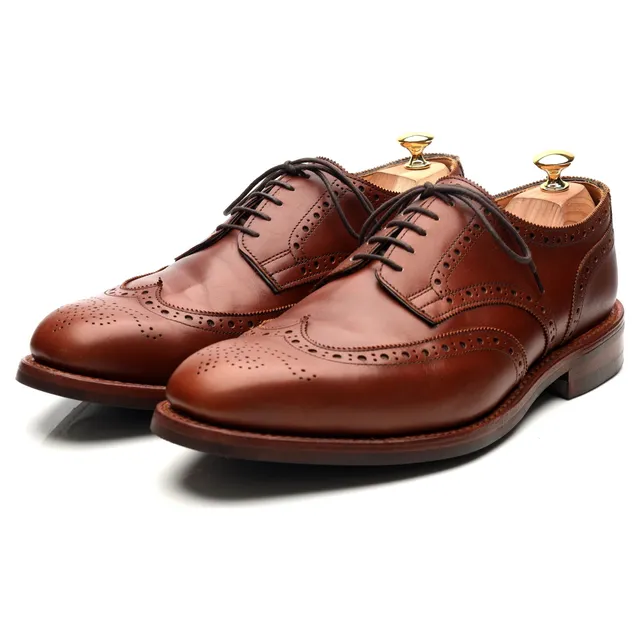 Tricker's Newbury derbies cuir camel pointure UK 11