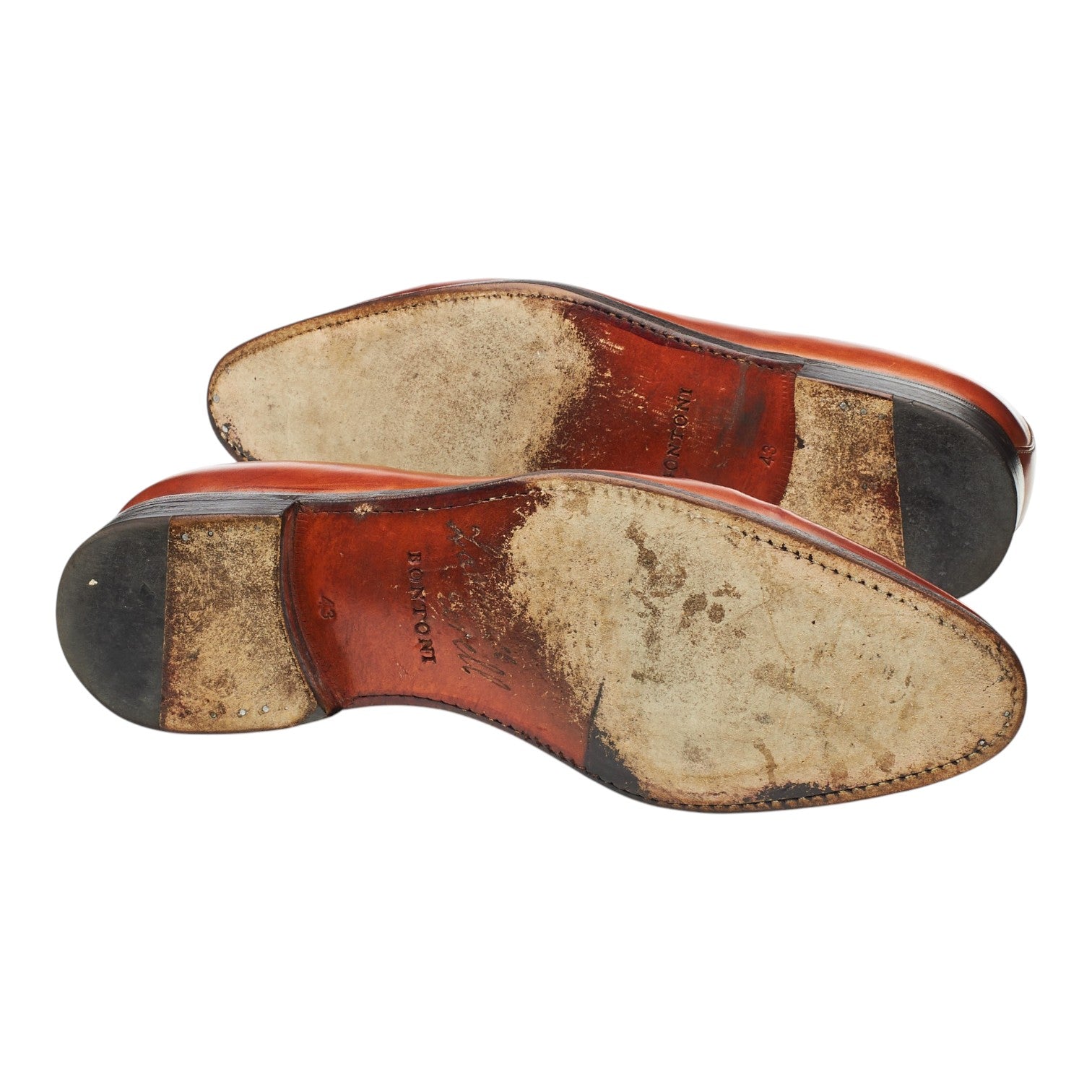 Bontoni Vittorio II richelieu cuir marron UK 9