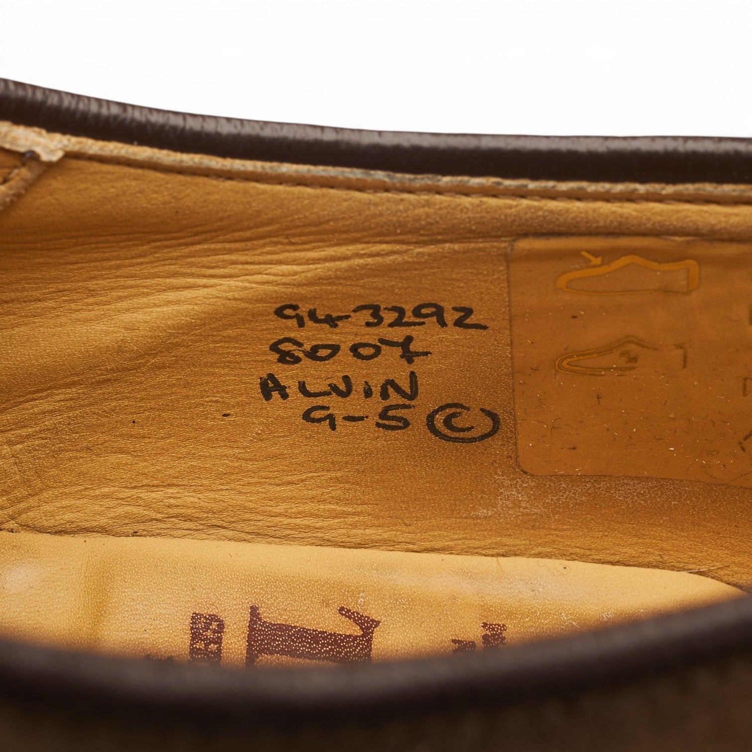 Tricker's Alvin derby daim marron UK 9