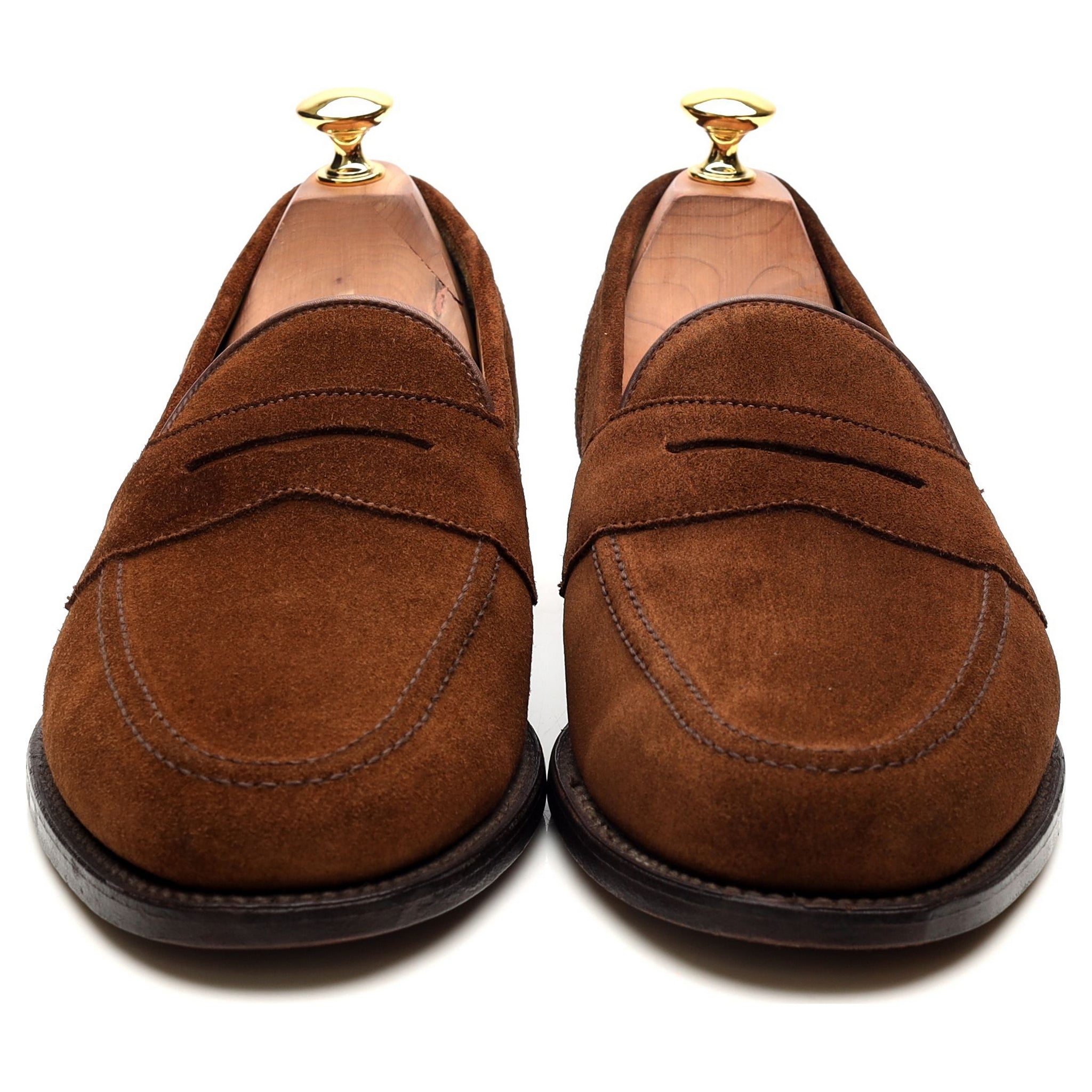 Loake Eton mocassins marron pointure UK 9 suède