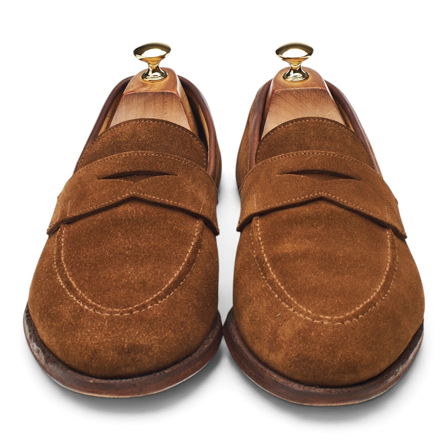 Crockett & Jones Sydney mocassins marron 9,5 daim