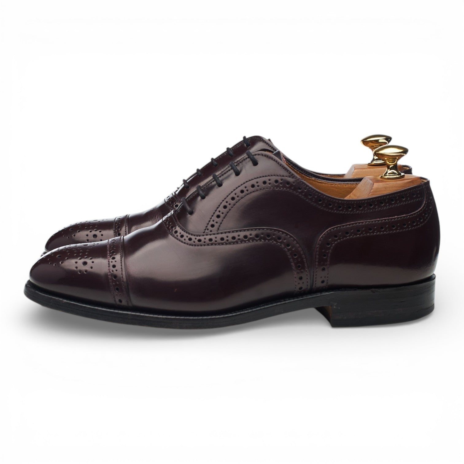 Alfred Sargent Elgin richelieu cuir bordeaux UK 6