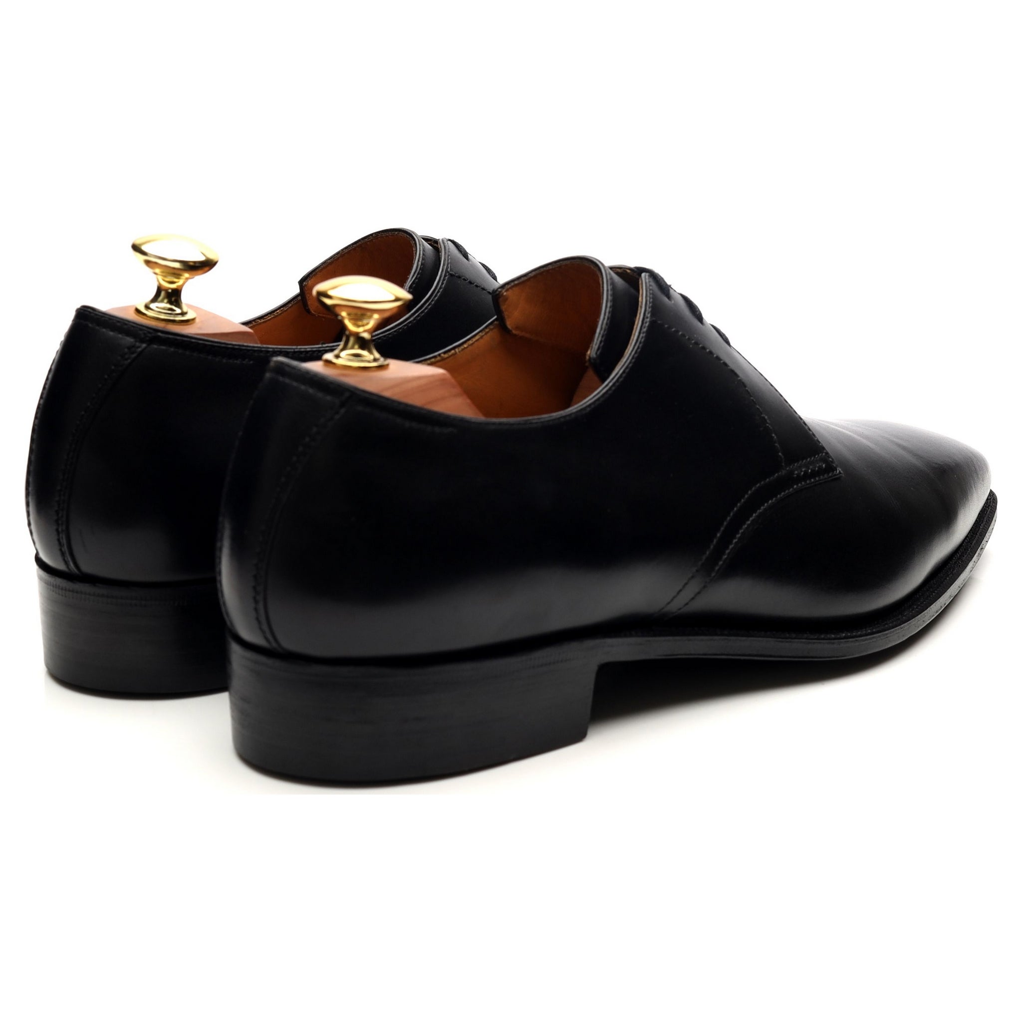 Corthay Sergio derby cuir noir UK 8,5 lisse