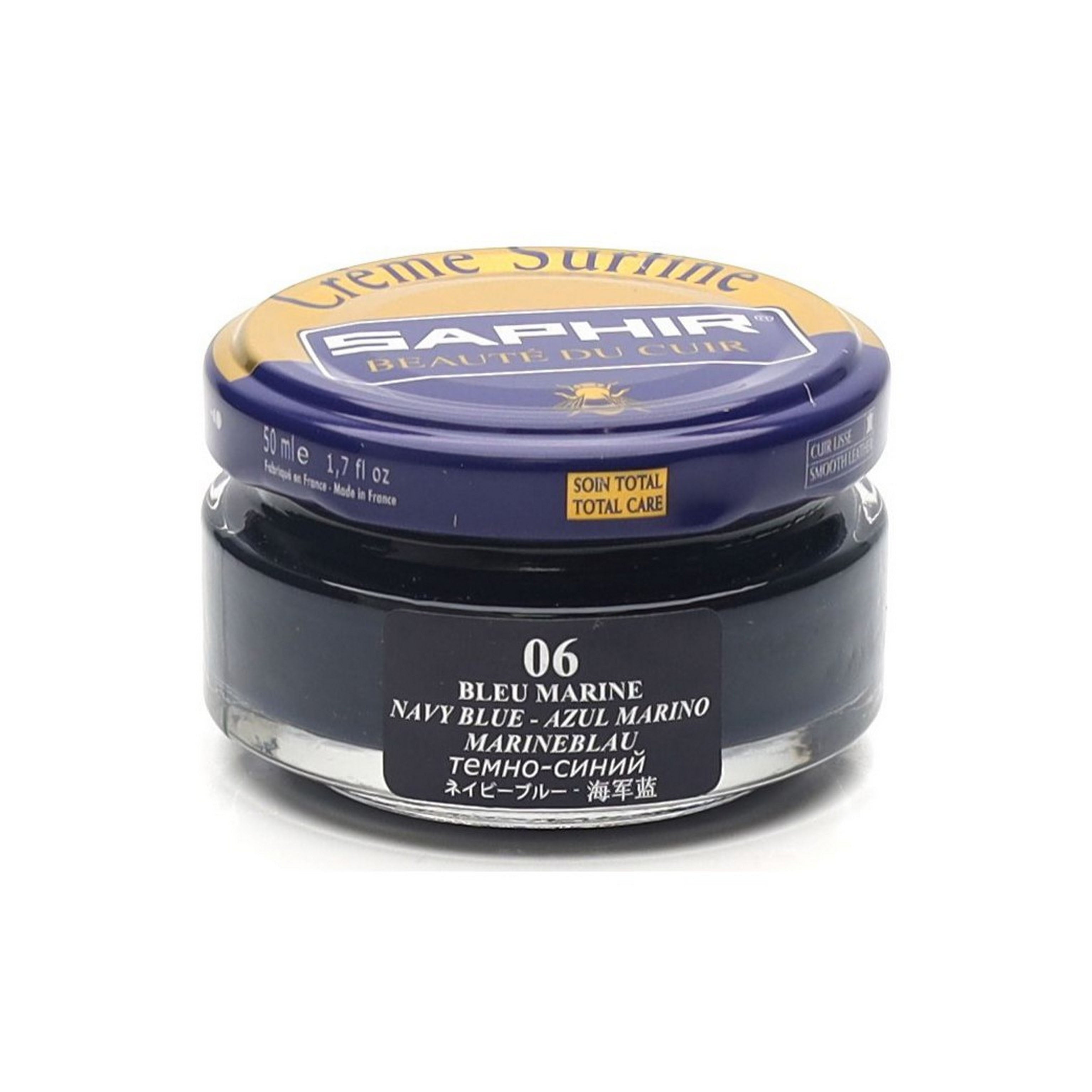 Saphir Crème Surfine cirage cuir 50 ml noir 01 nourrissant
