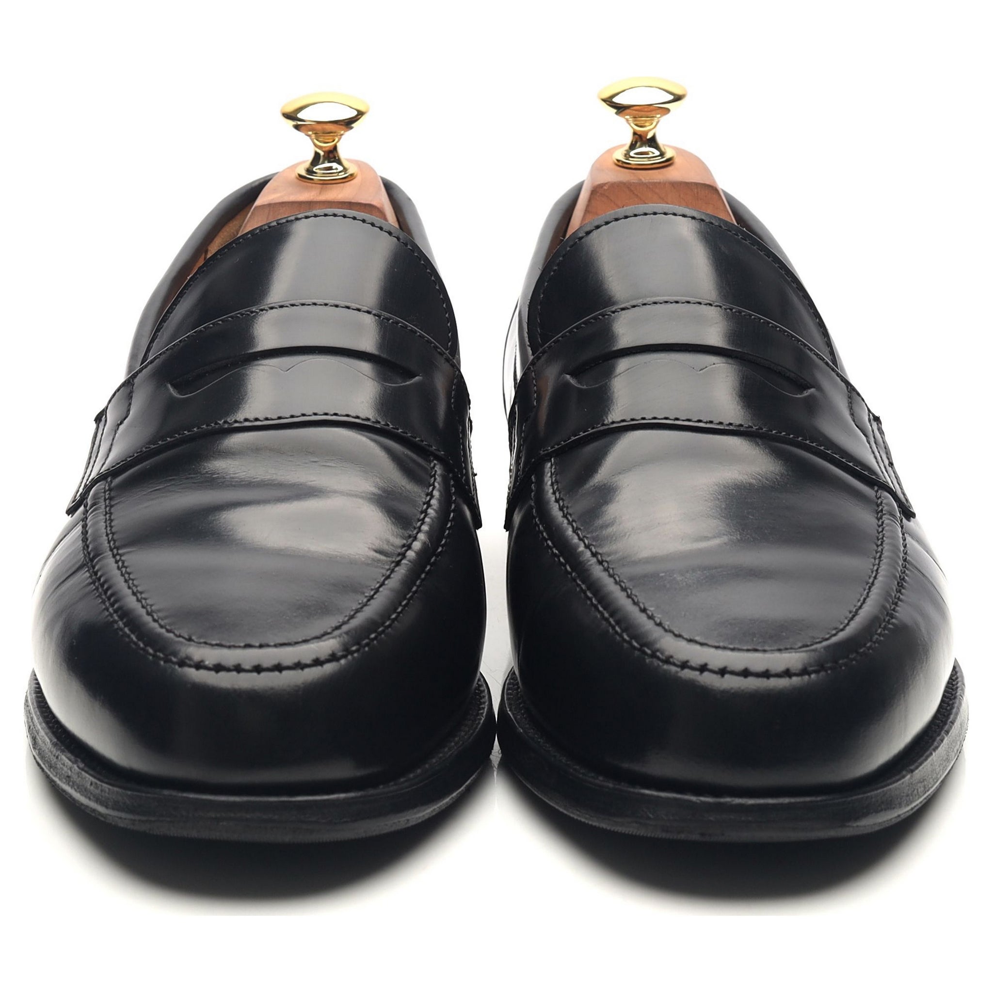 Alfred Sargent Elstree mocassins cuir noir UK 9