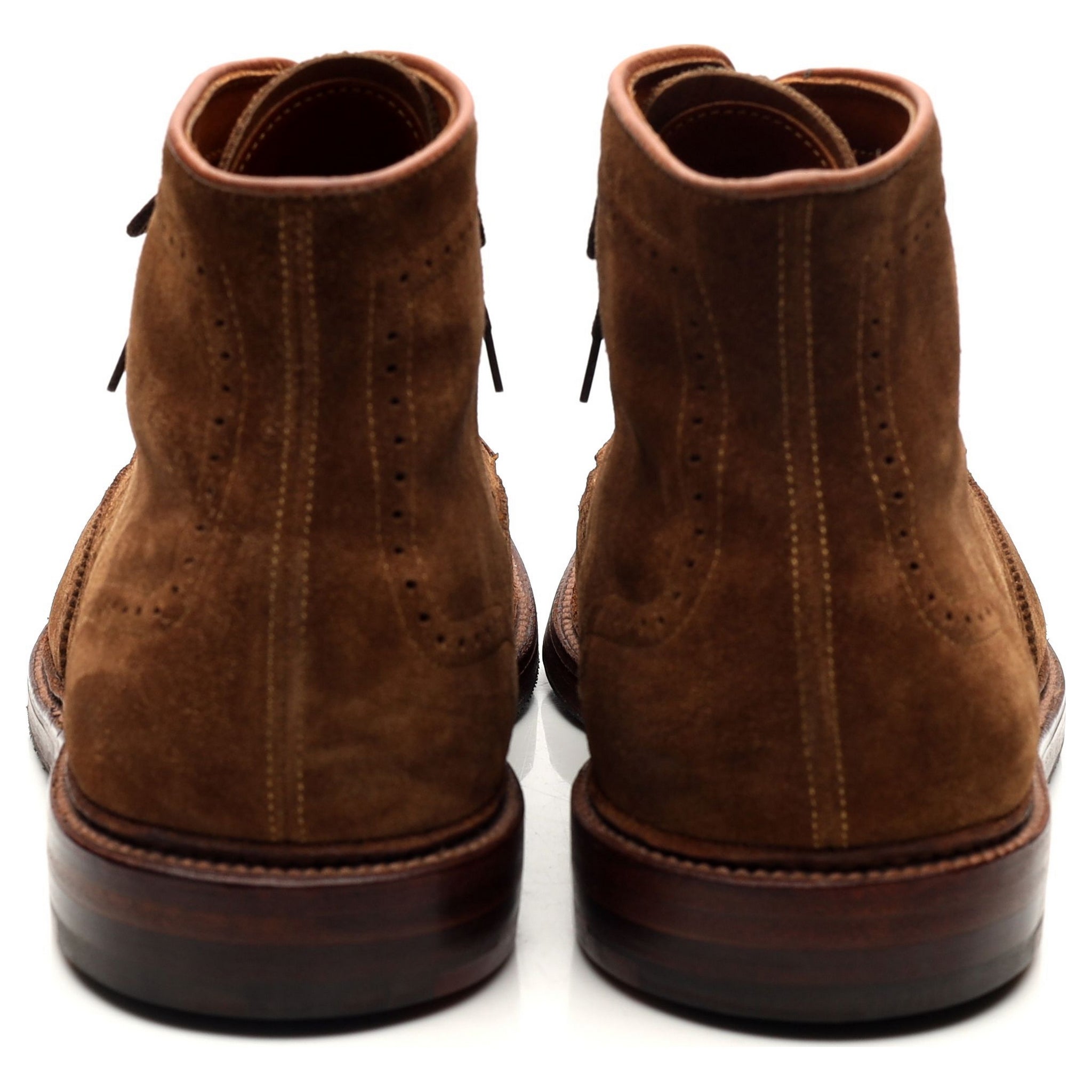 Alden D7801 boots daim marron UK 10.5