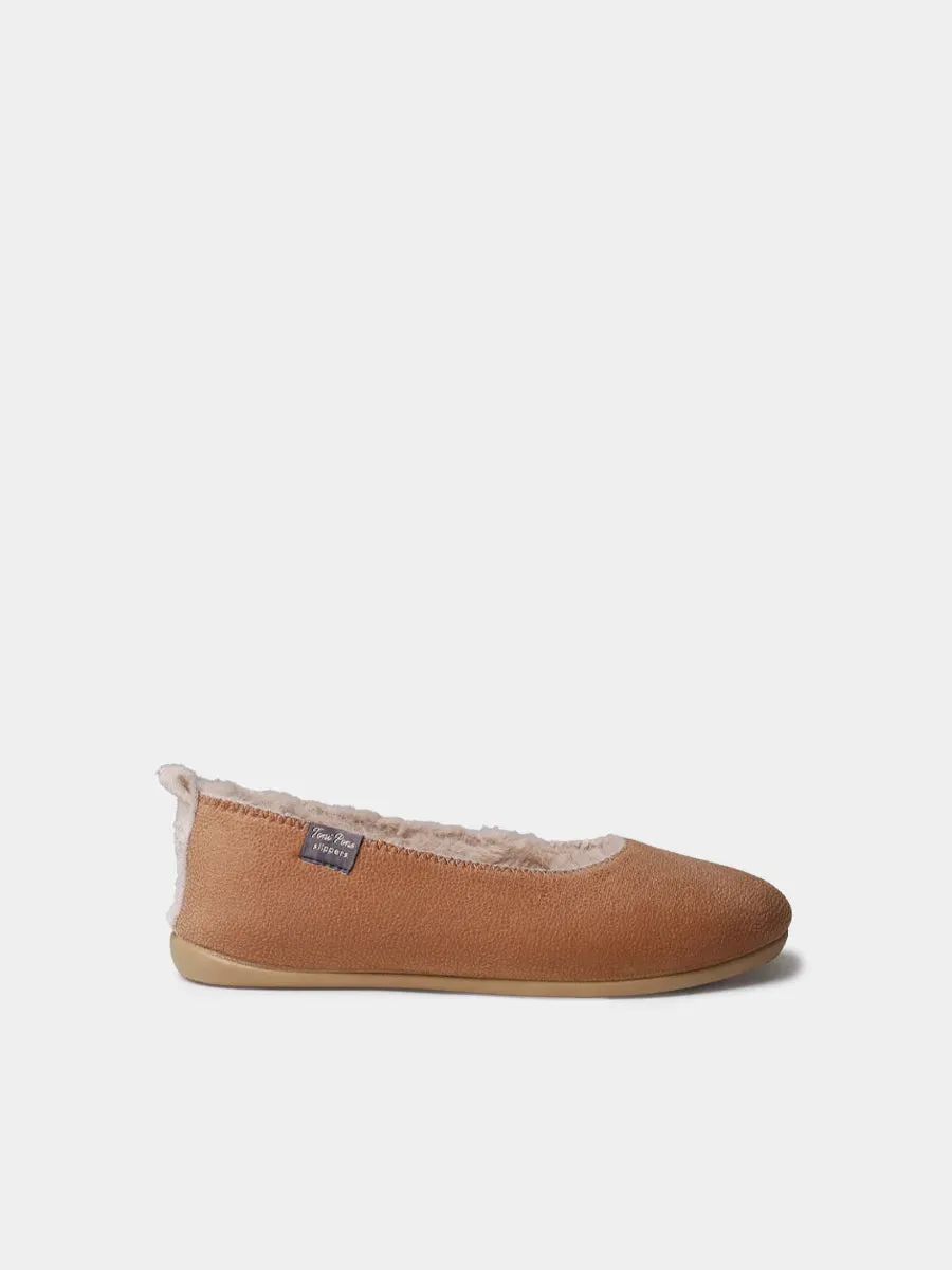 Toni Pons Molina chaussons ballerines femme fourrés