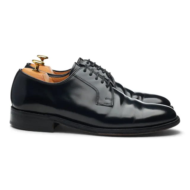 Barker derby cuir noir bout uni UK 8,5