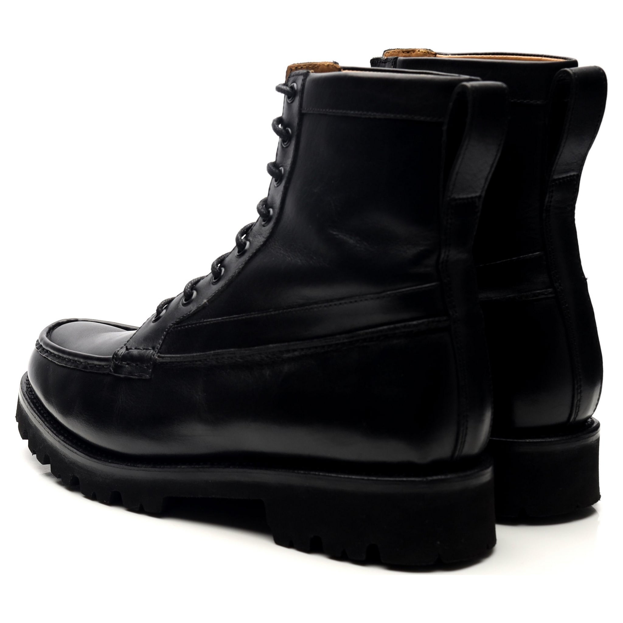 Grenson Gulliver Bottes Cuir Noir Semelle Gomme UK 6.5