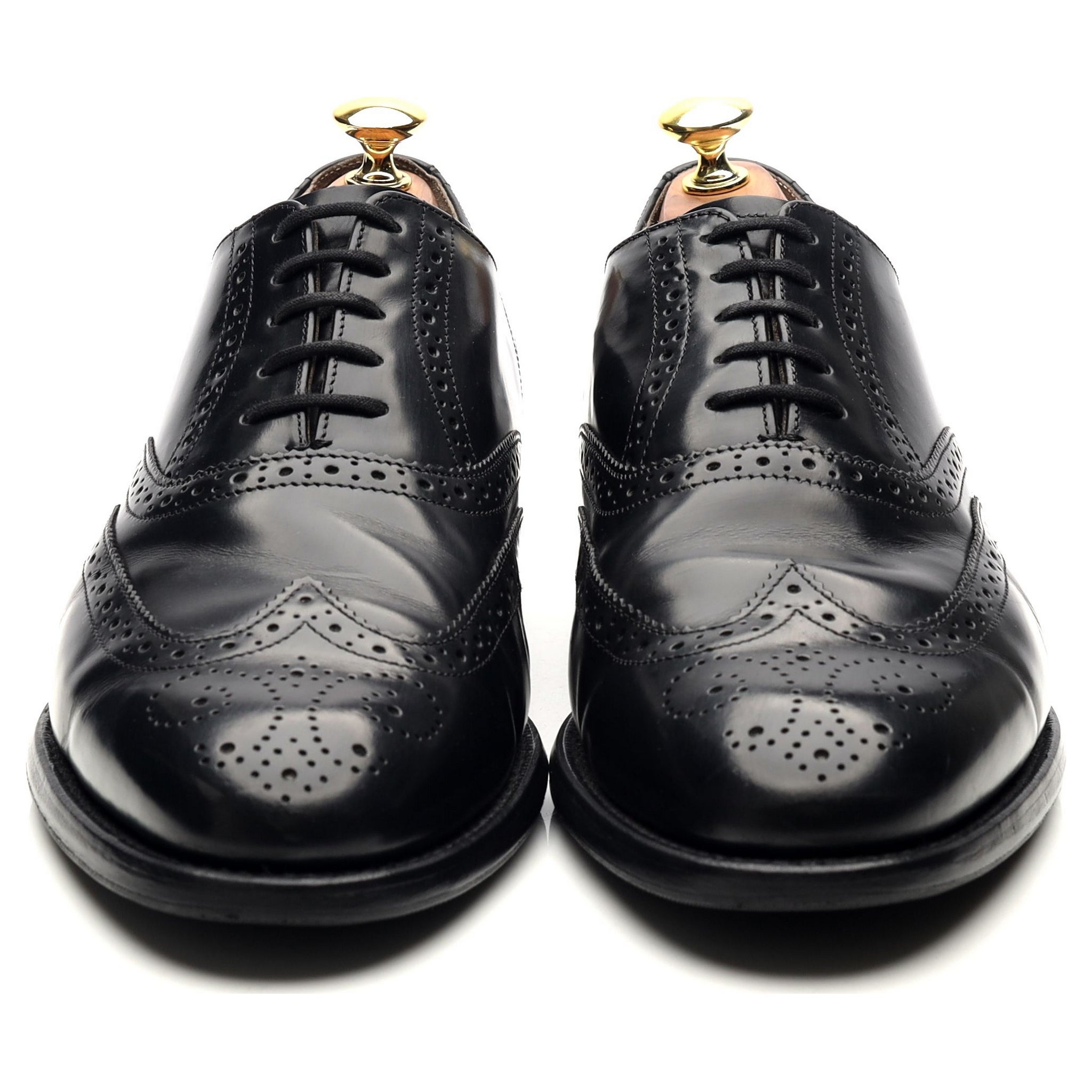 Barker Albert derby cuir noir large 8 UK