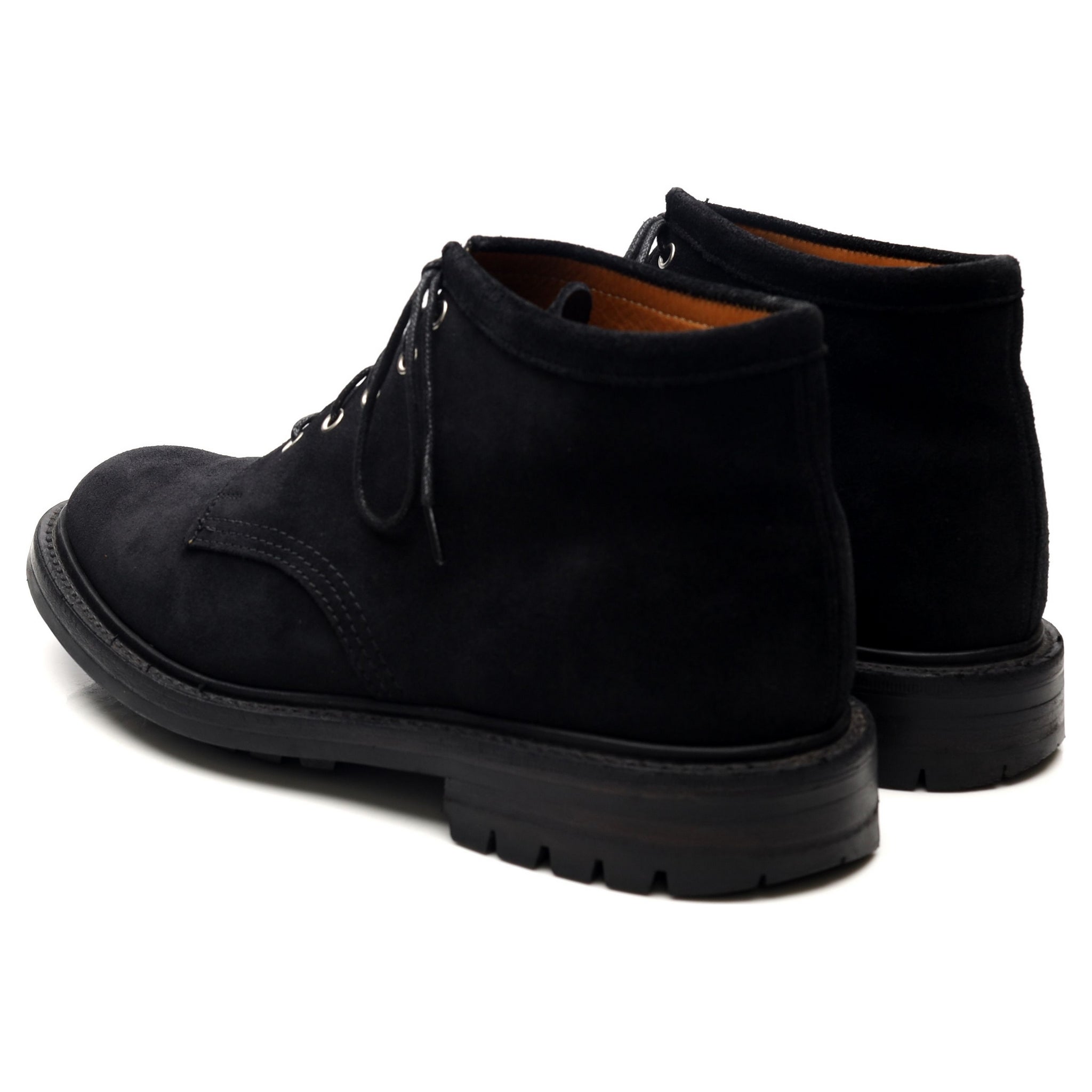 Margaret Howell bottines suède noir UK 8