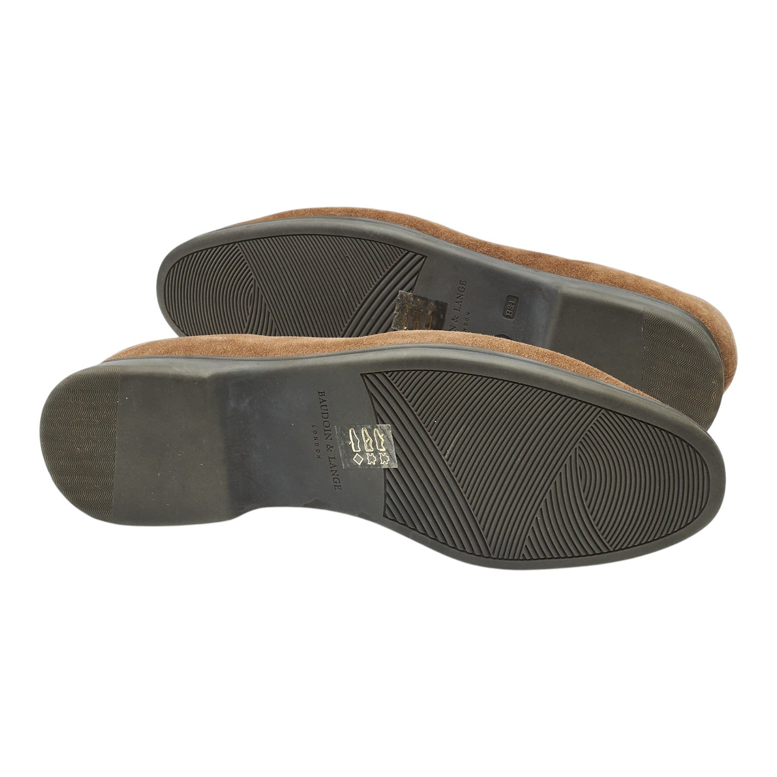 Baudoin & Lange Sagan Stride mocassins suède marron 42