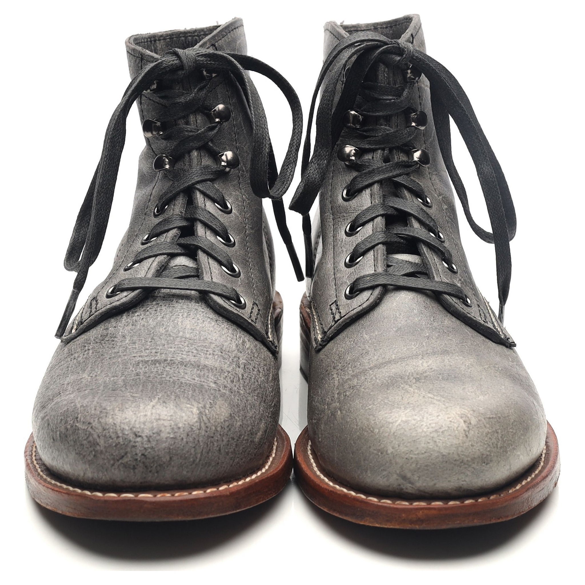 Wolverine 1000 Mile Evans boots cuir gris UK 6.5