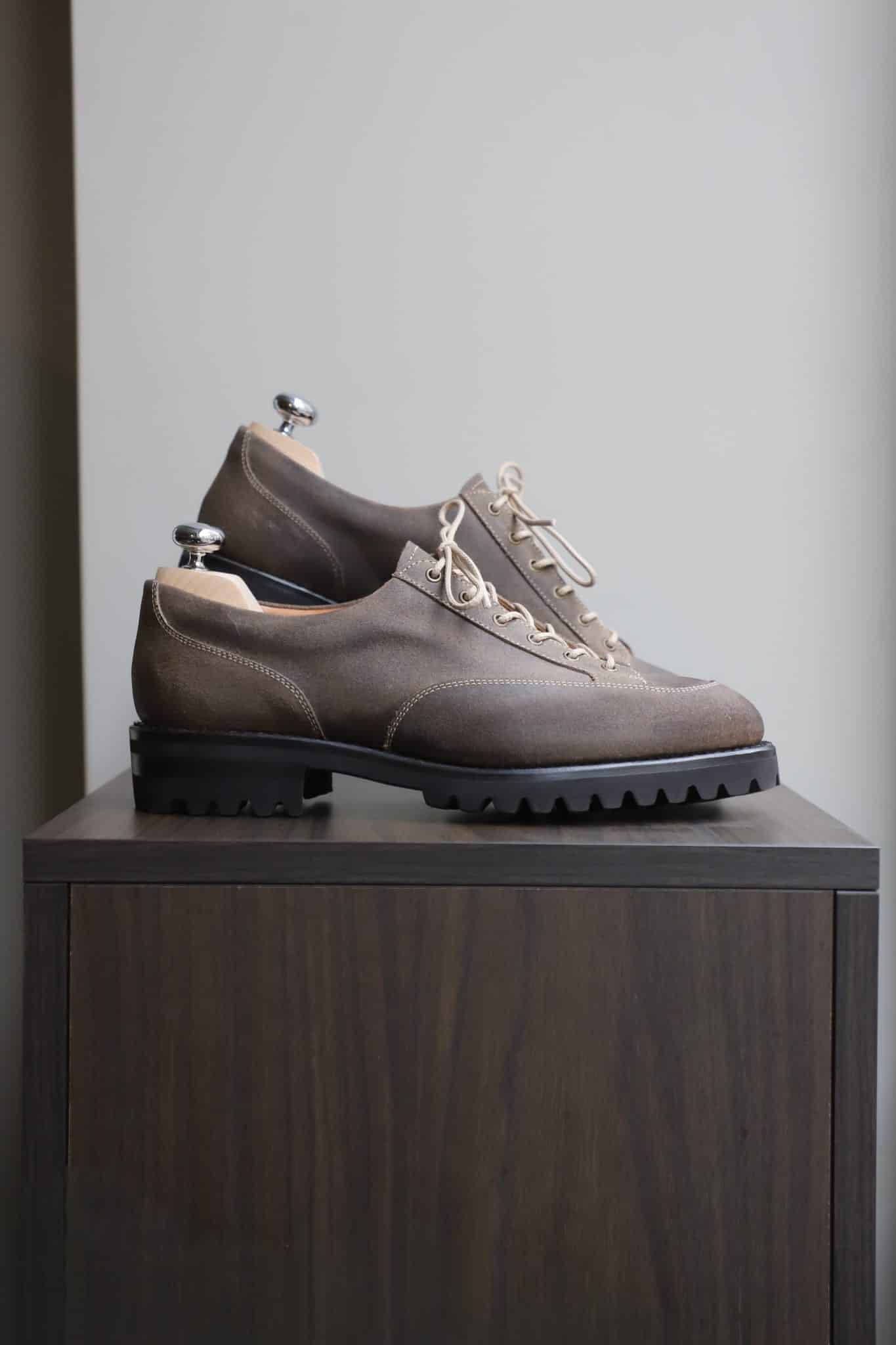 Malfroid Explorer II low derby cuir ciré