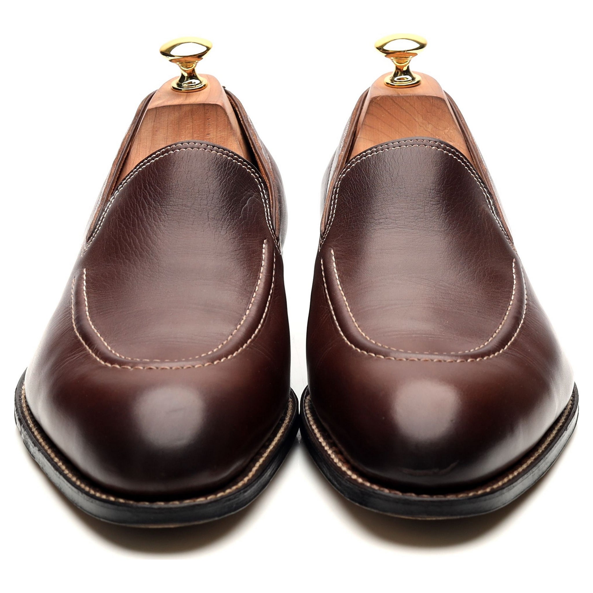 John Lobb Bahamas mocassins cuir marron 10 UK