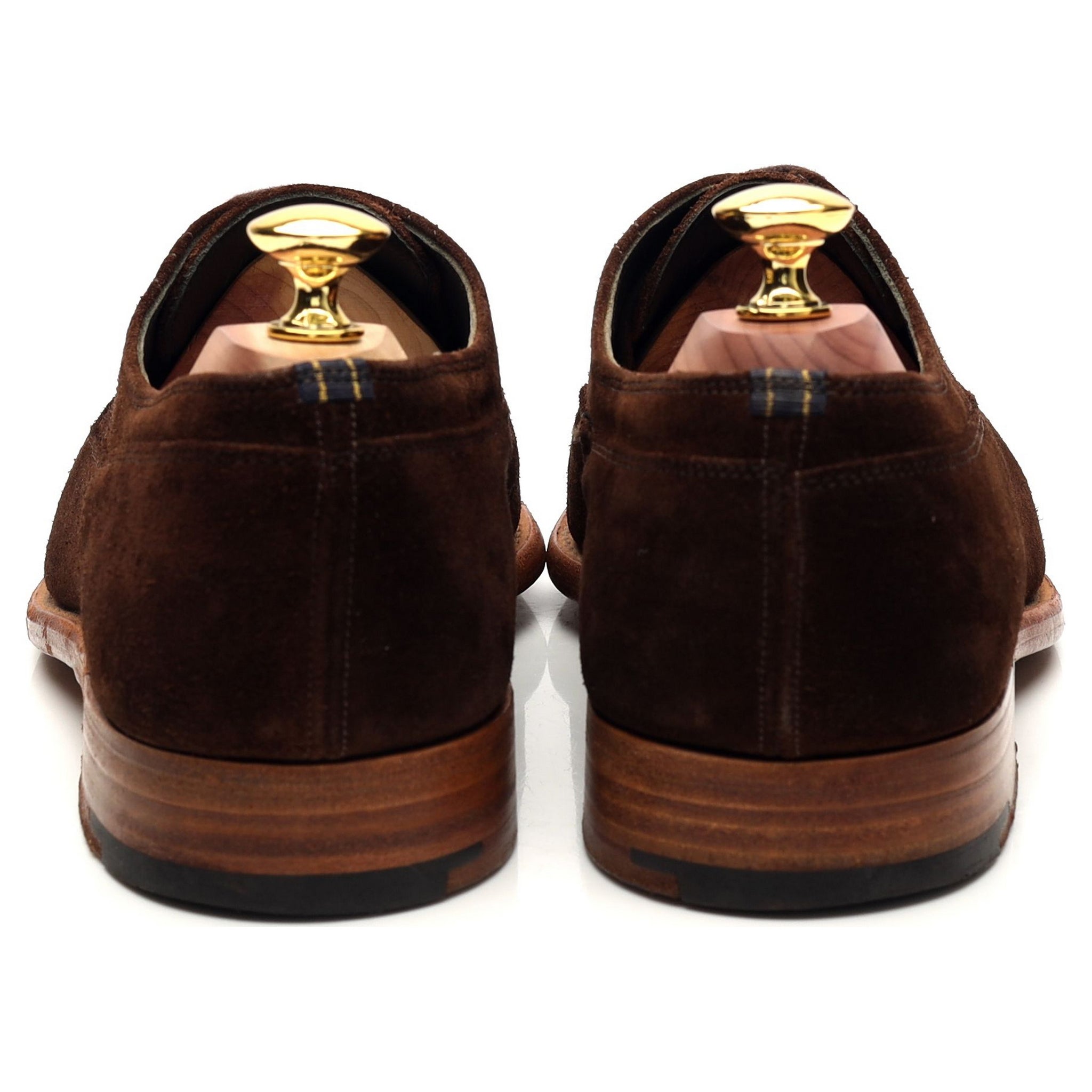 Cheaney Oxford chaussures suède marron foncé UK 7