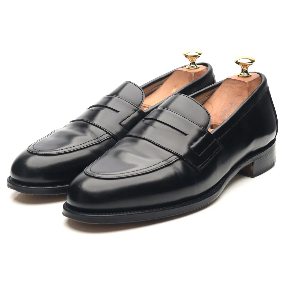 Grenson Bartlett mocassins cuir noir UK 9.5
