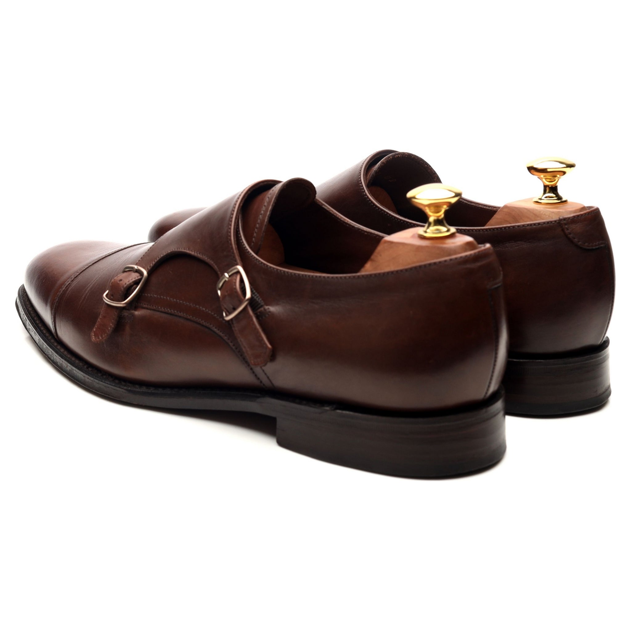 Loake 1880 Cannon monk strap daim marron UK 9