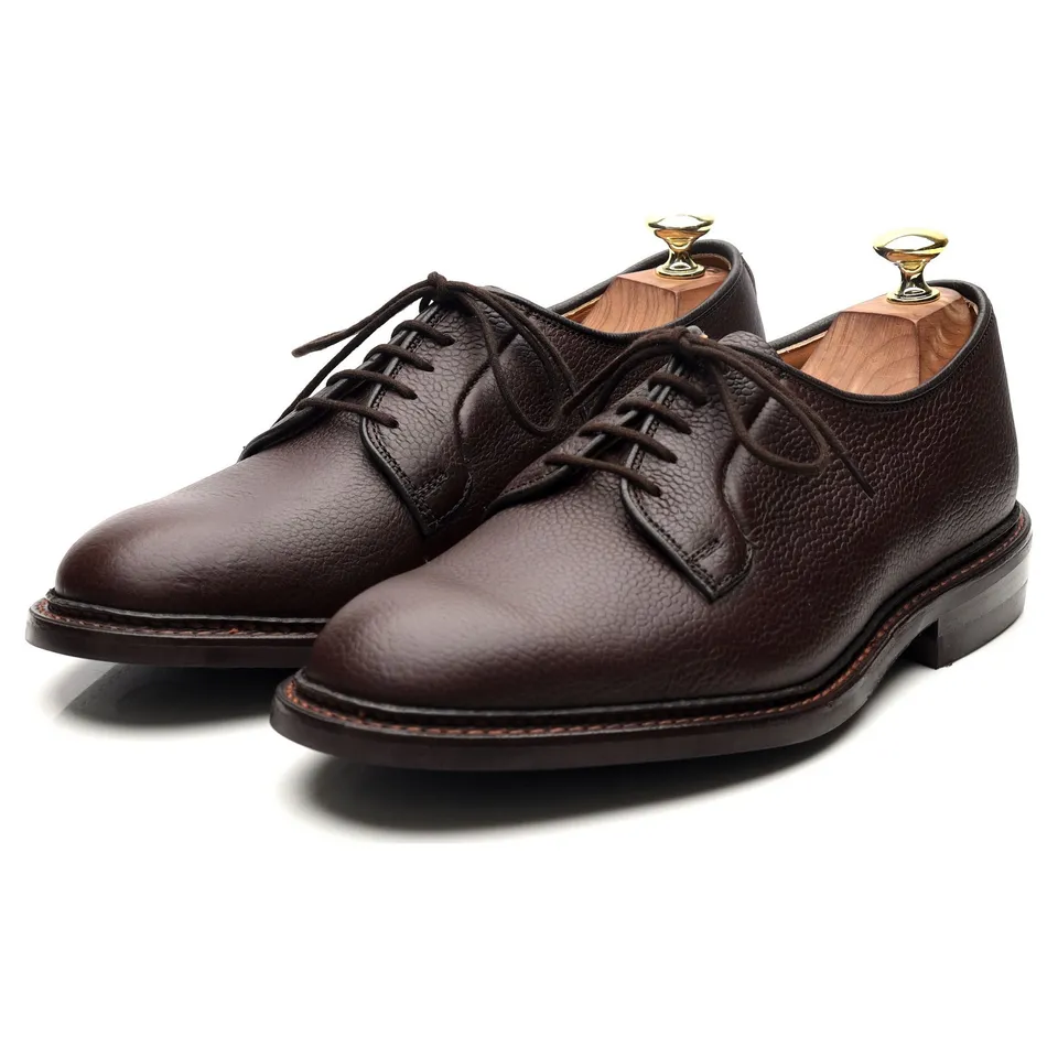 Tricker's Robert Derby Cuir Marron Foncé UK 7