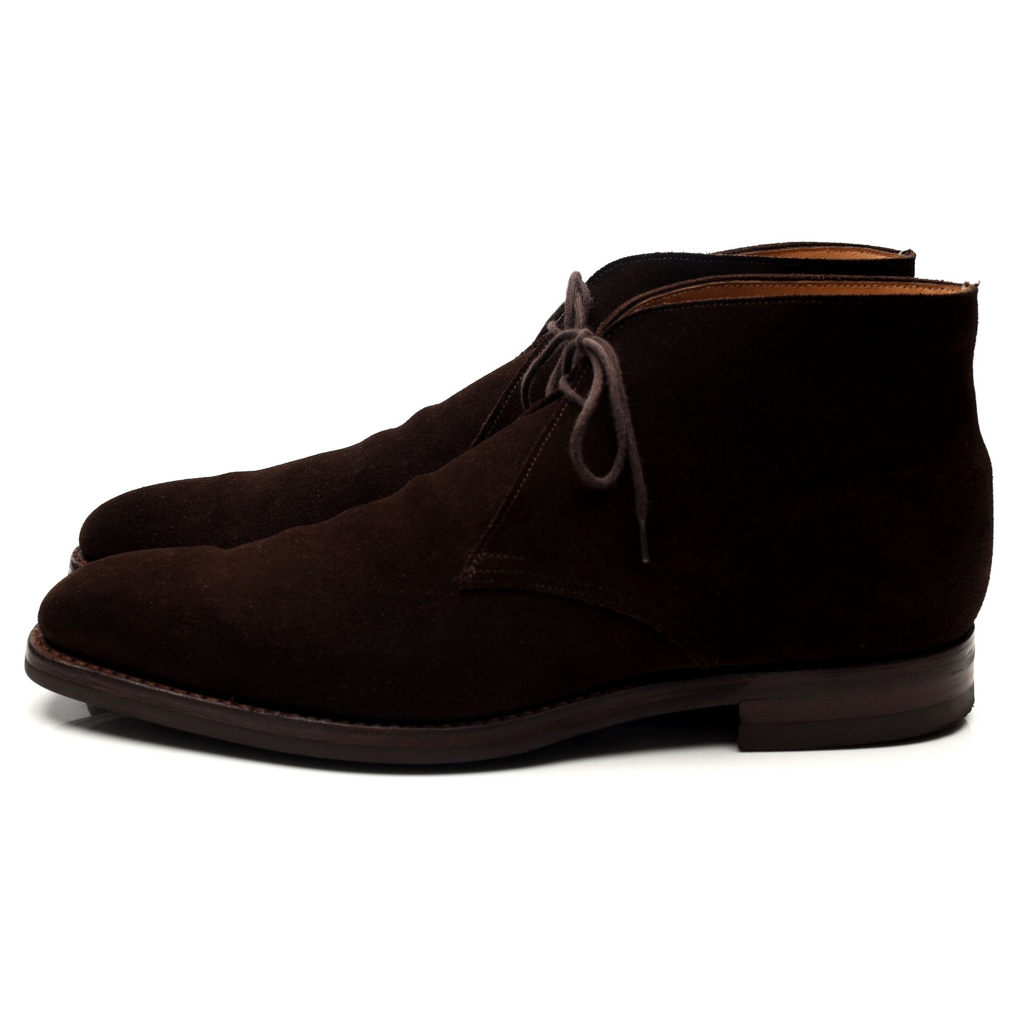 Crockett & Jones Tetbury boots daim marron UK 9