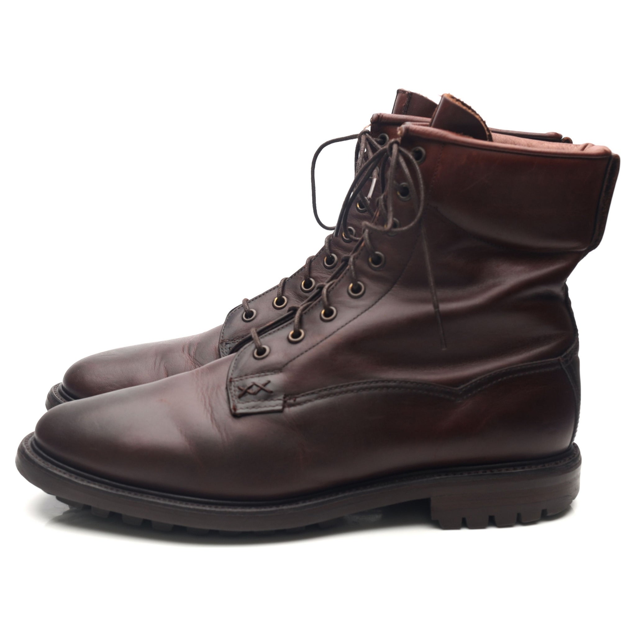 Alfred Sargent boots cuir marron foncé UK 9.5