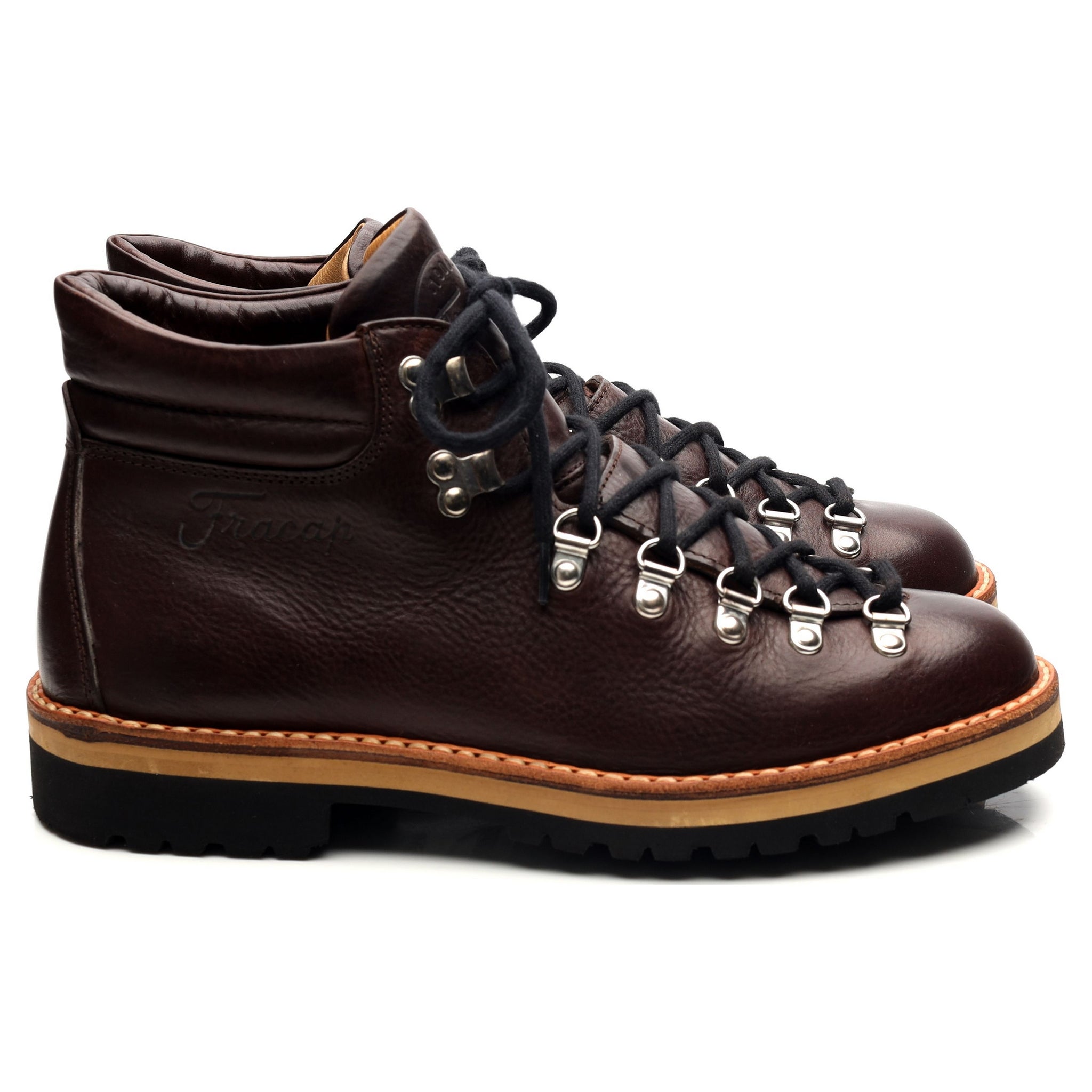 Fracap M120 bottines cuir marron foncé UK 7