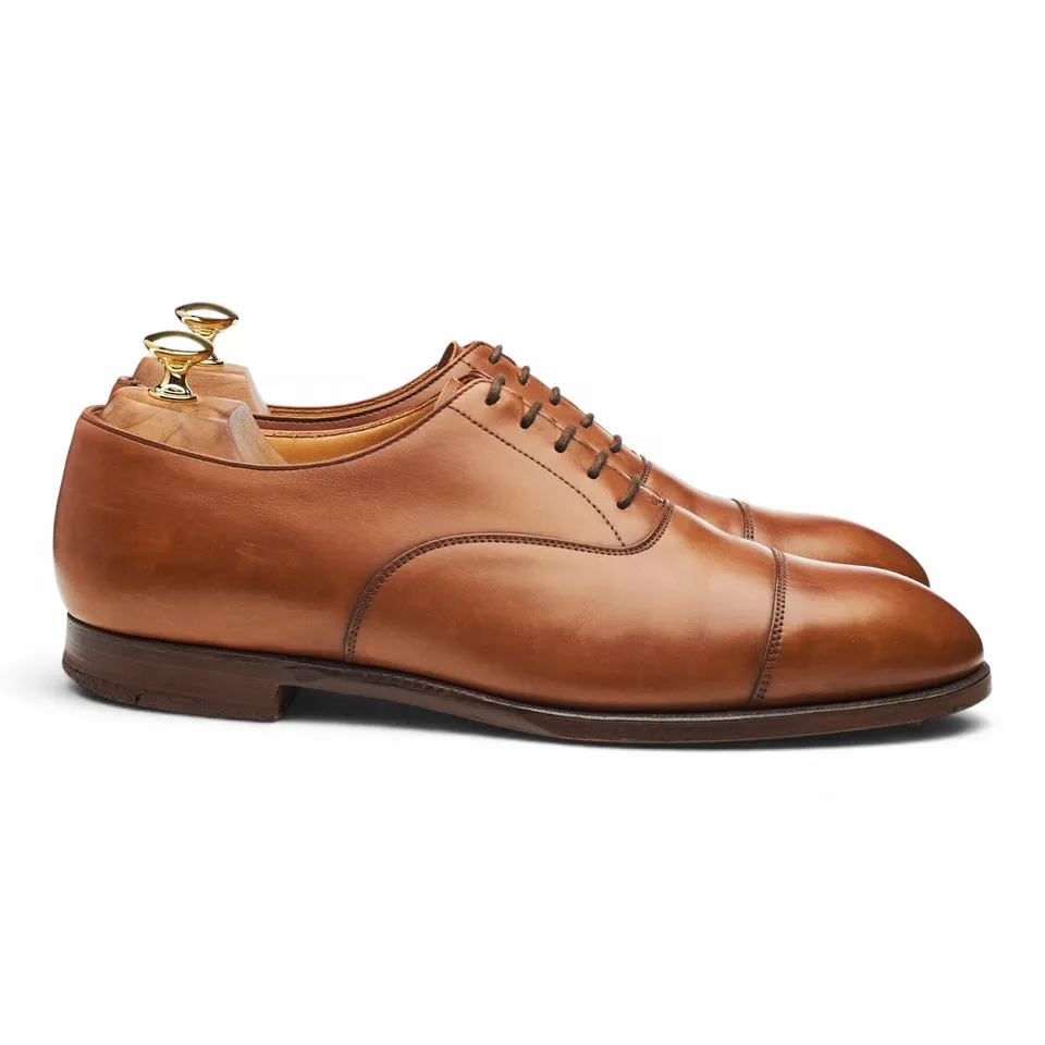 Crockett & Jones Whitehall oxford cuir marron UK 9,5