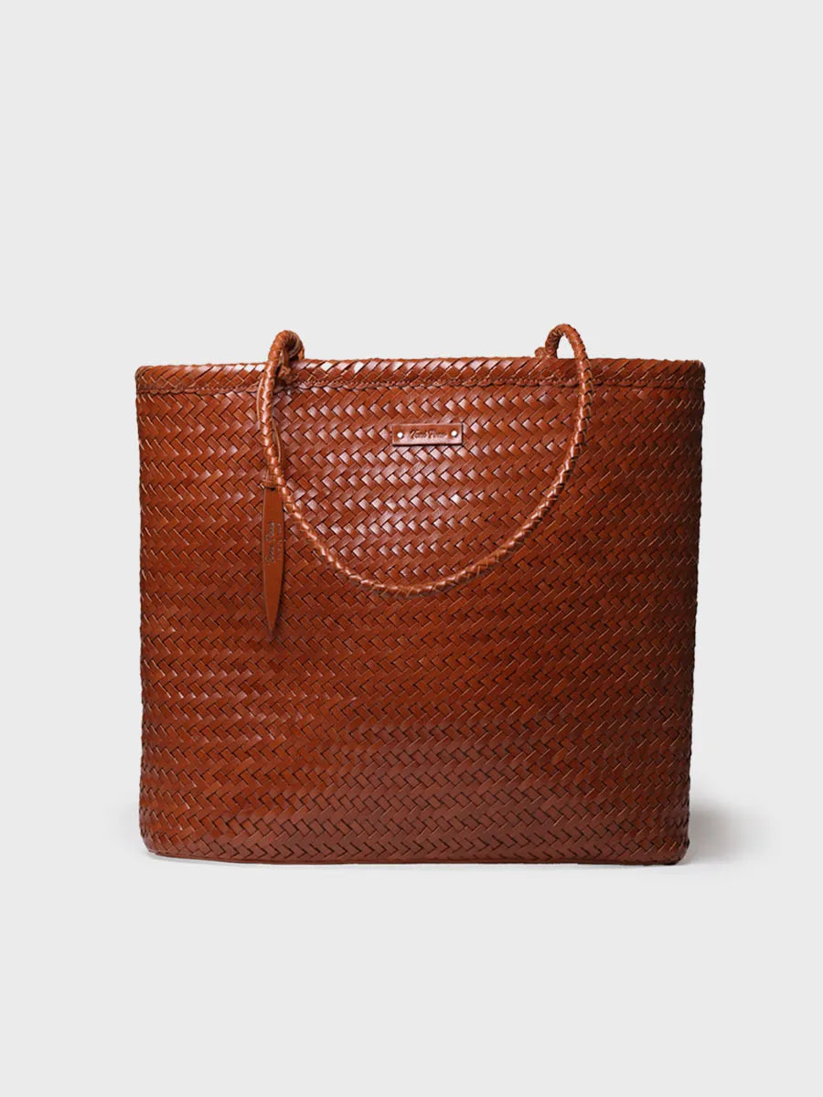 Toni Pons Simona sac shopper cuir tressé