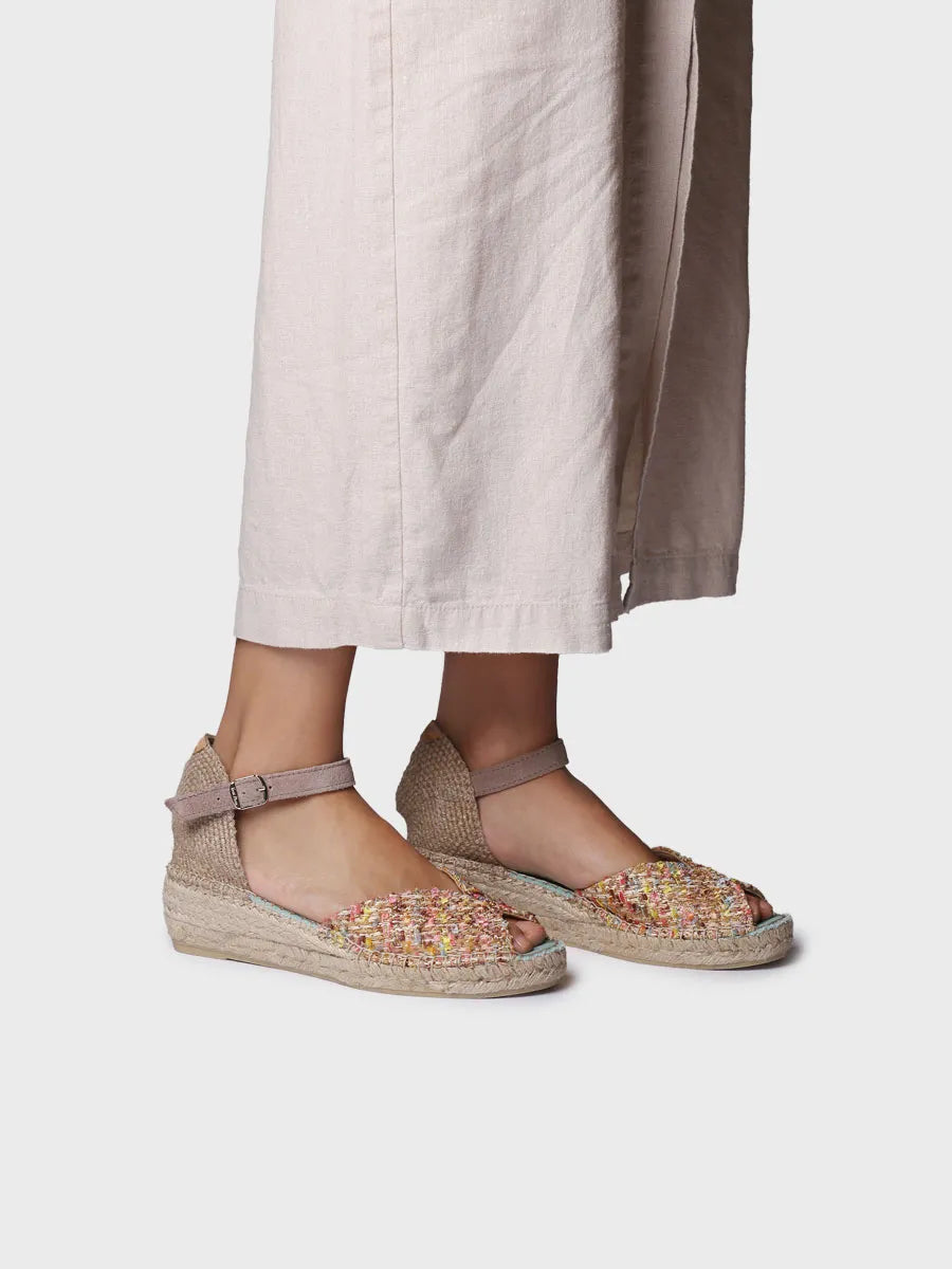 Toni Pons Bruna espadrille compensée tissu talon 5 cm