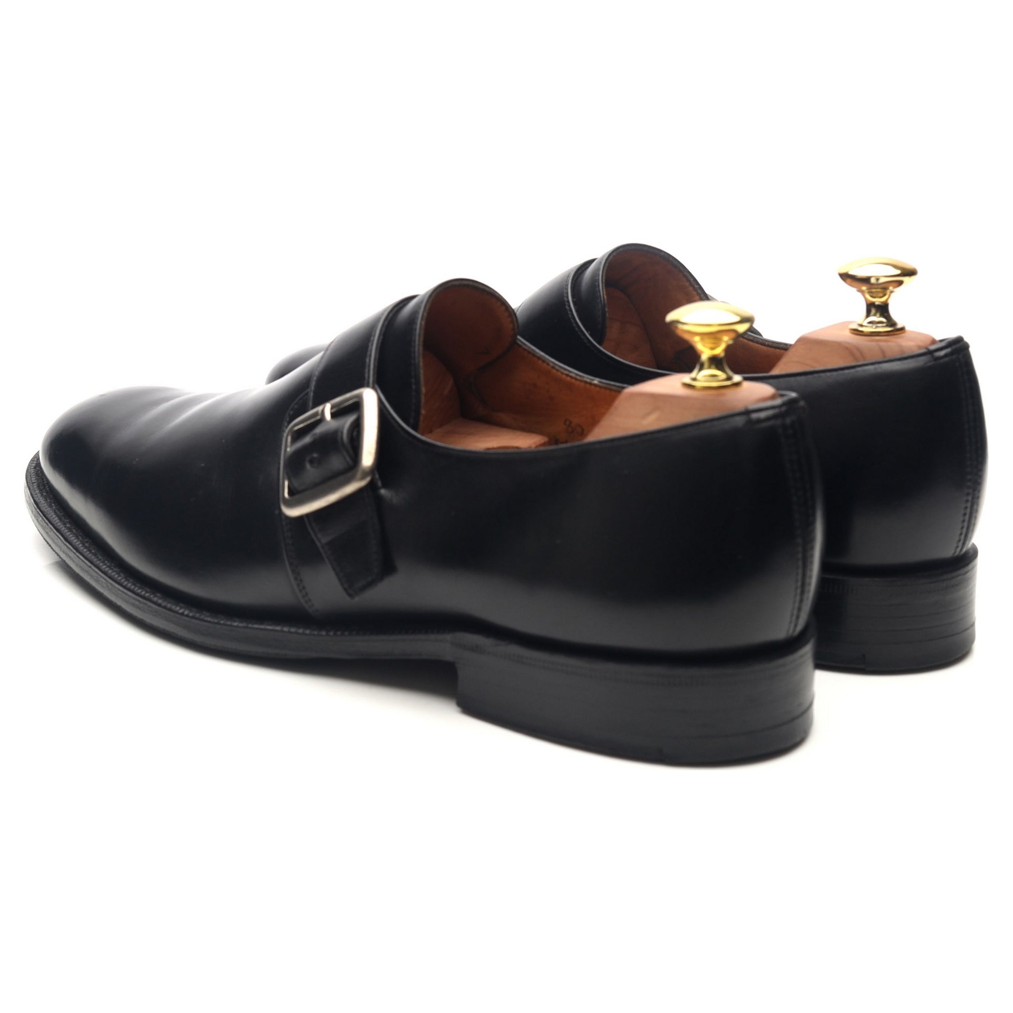 Church's Abington chaussures monk cuir noir pointure UK 8