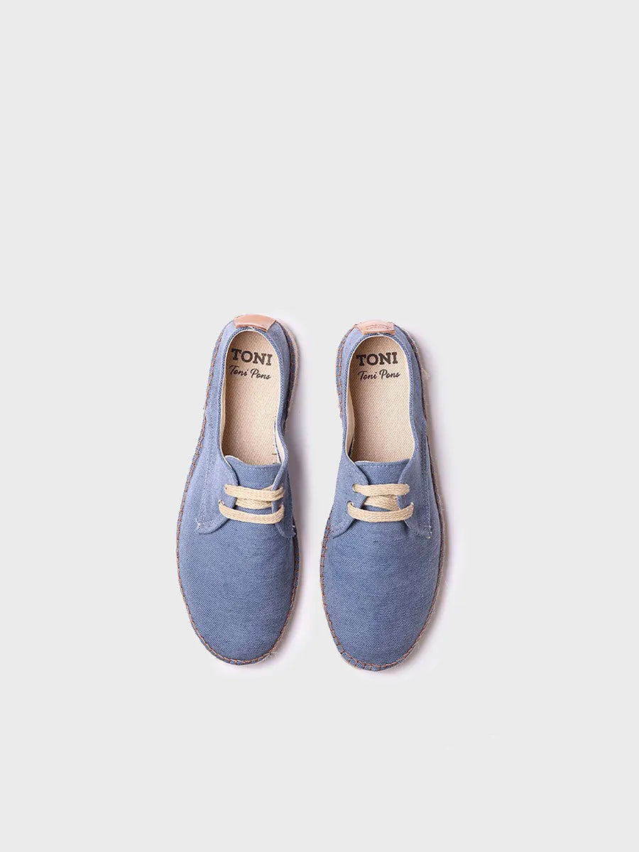 Toni Pons Dixon espadrille homme coton jute à lacets