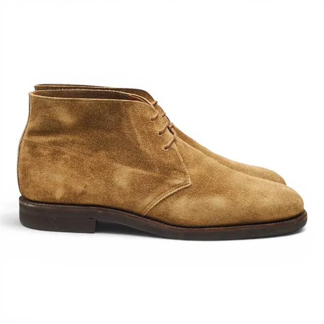 Shipton & Heneage Ranger bottines suède beige UK 8