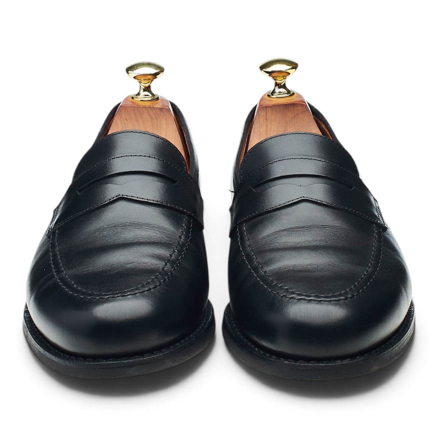 Myrqvist Stenhammar II mocassins cuir noir pointure UK 7.5