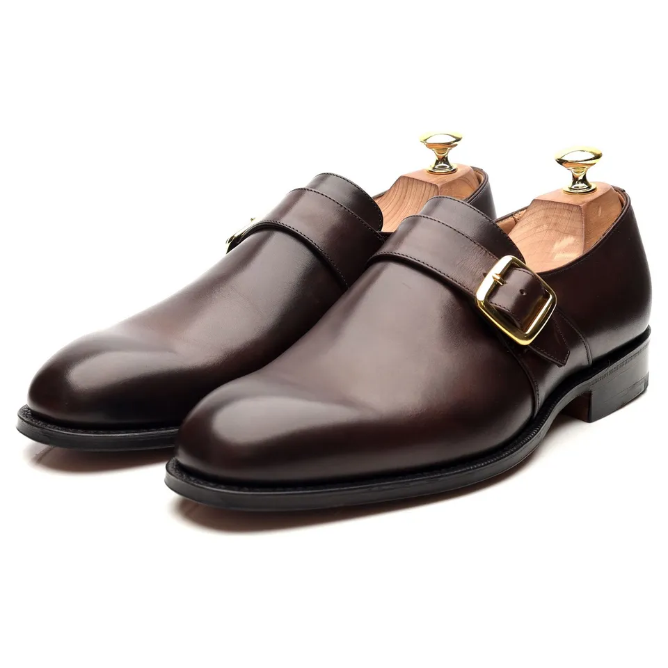 Church's Westbury monk cuir marron foncé UK 8