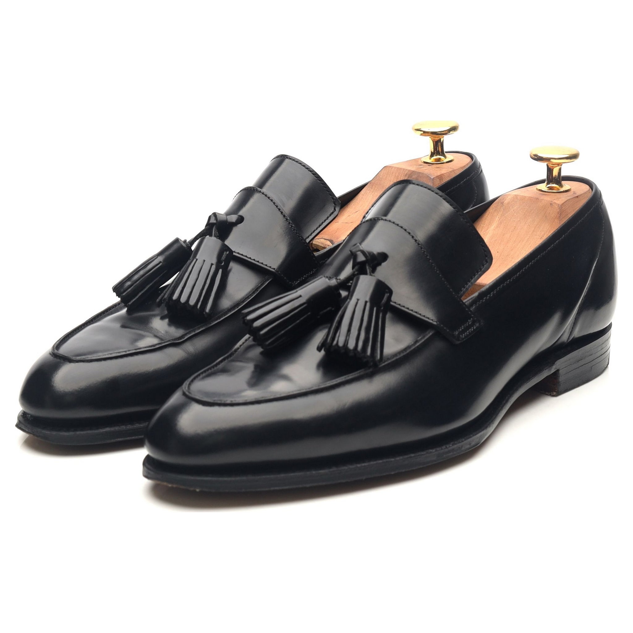Crockett & Jones Sophie mocassins cuir noir UK 5.5