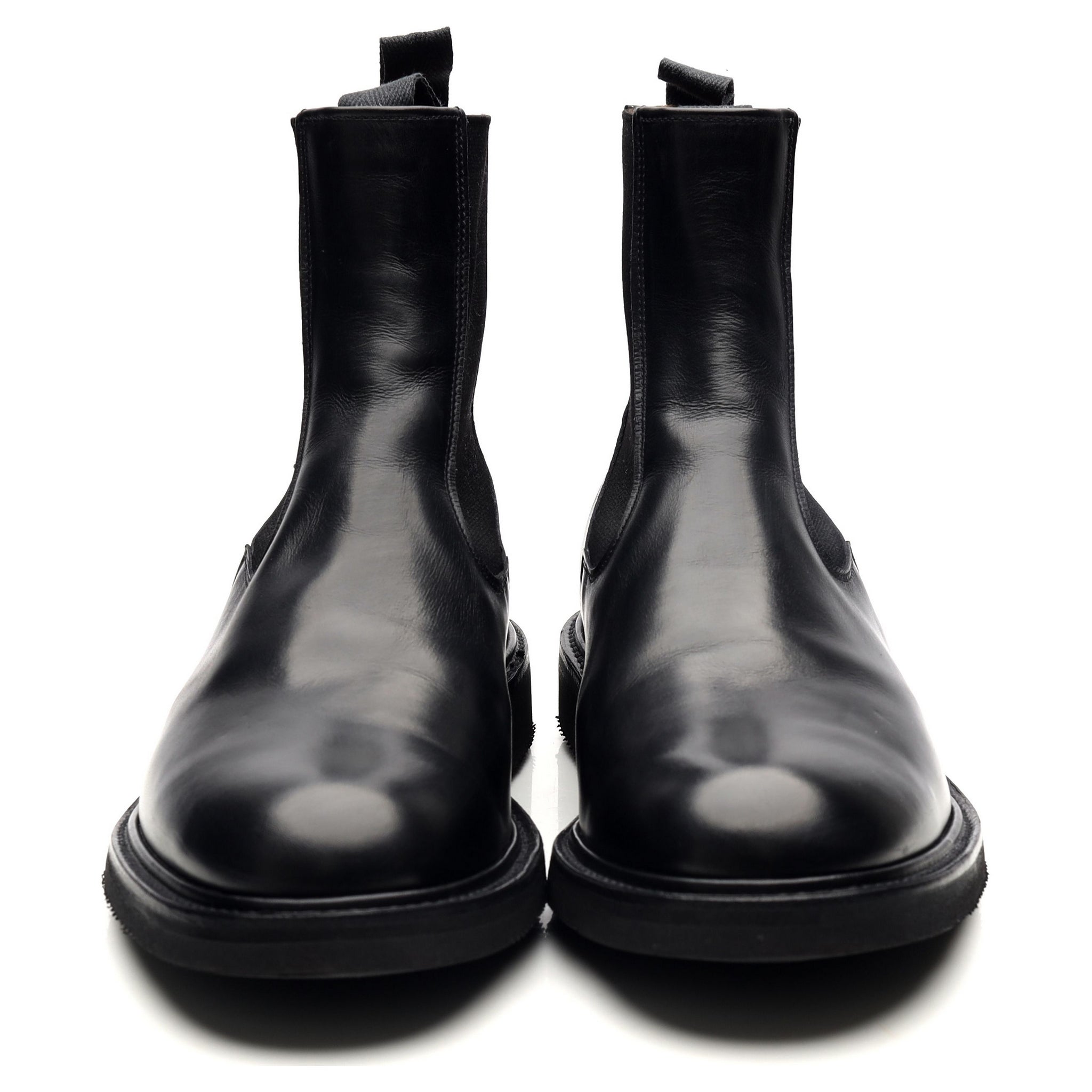 Tricker's Stephen bottes chelsea cuir noir UK 9