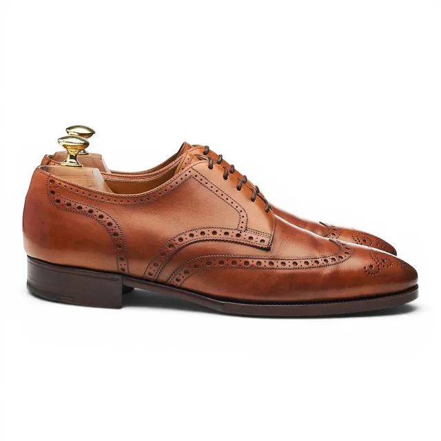 Gaziano & Girling Woburn Derby cuir vintage pointure UK 7
